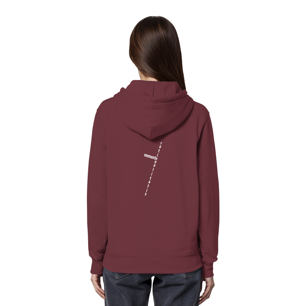 WHITE BACK (K2) - Organic Hoodie