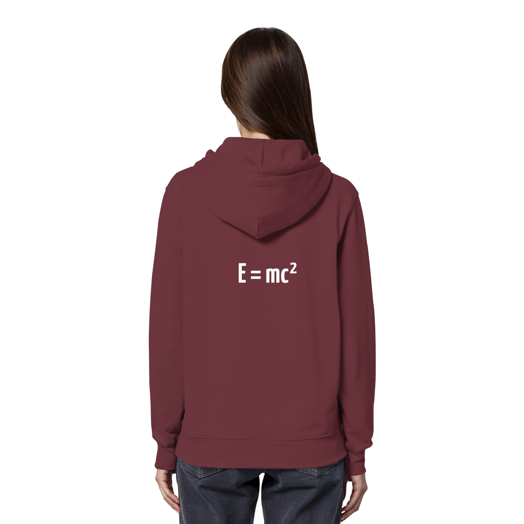 WHITE BACK (K3) - Organic Hoodie