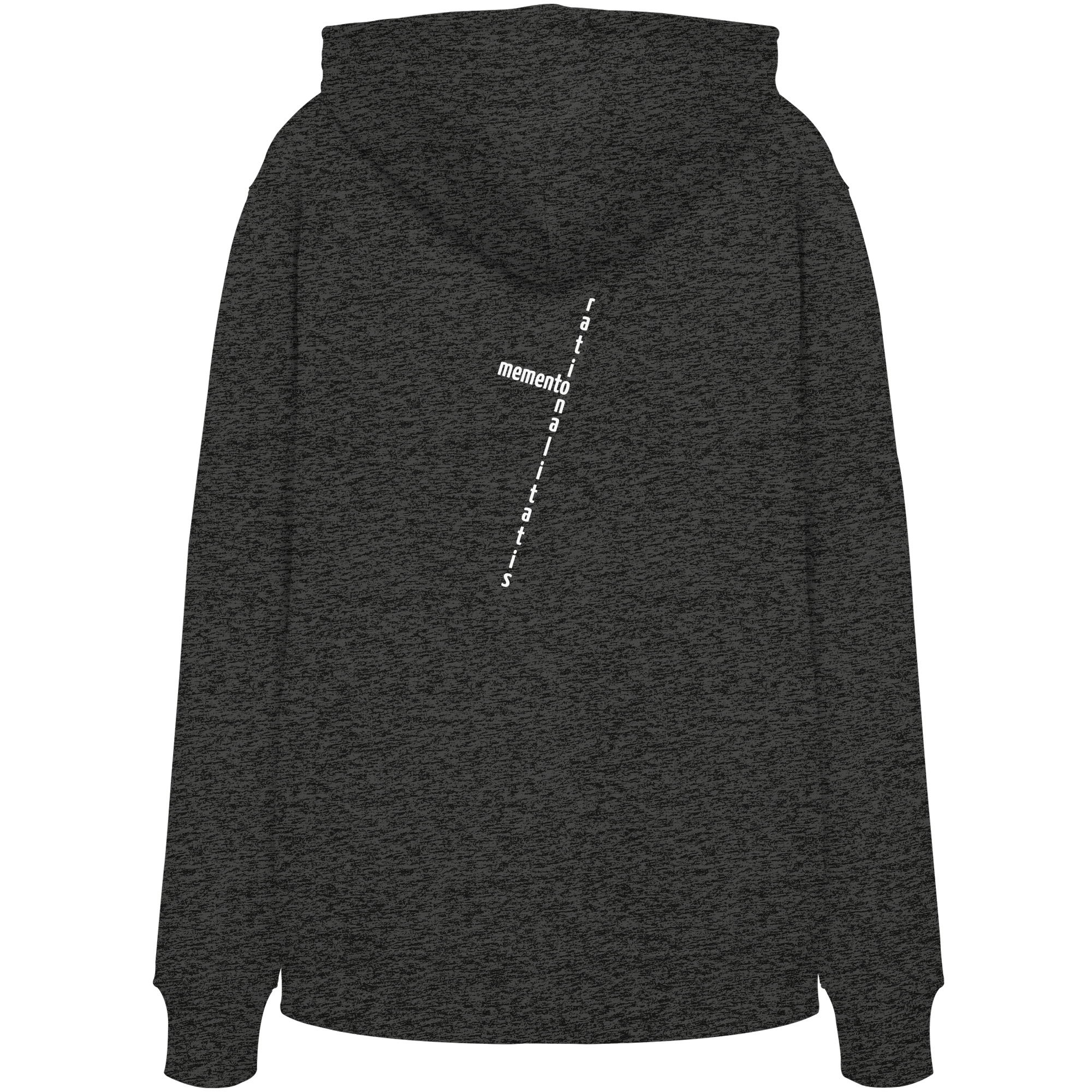 WHITE BACK (K2) - Organic Hoodie