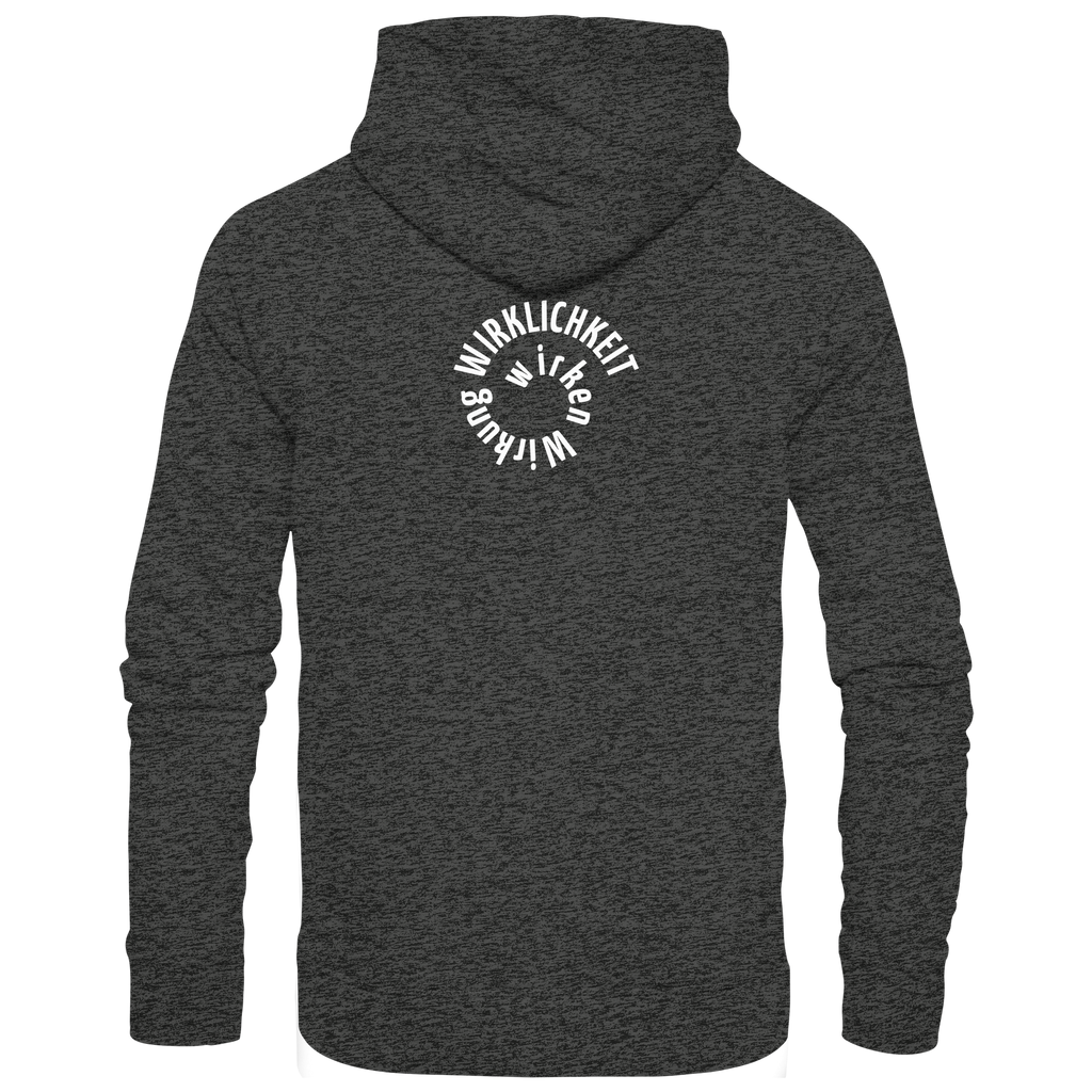 WHITE BACK - Organic Hoodie