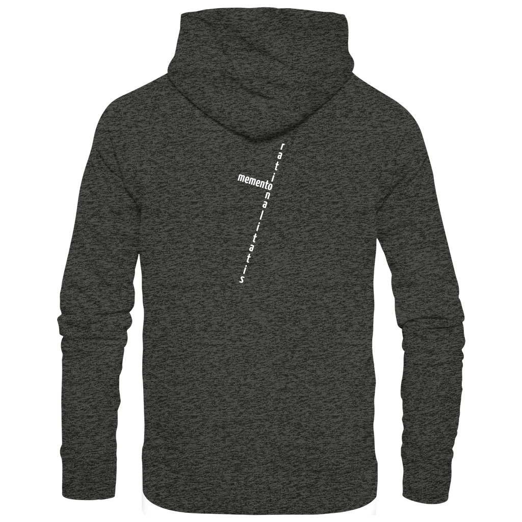 WHITE BACK (K2) - Organic Hoodie