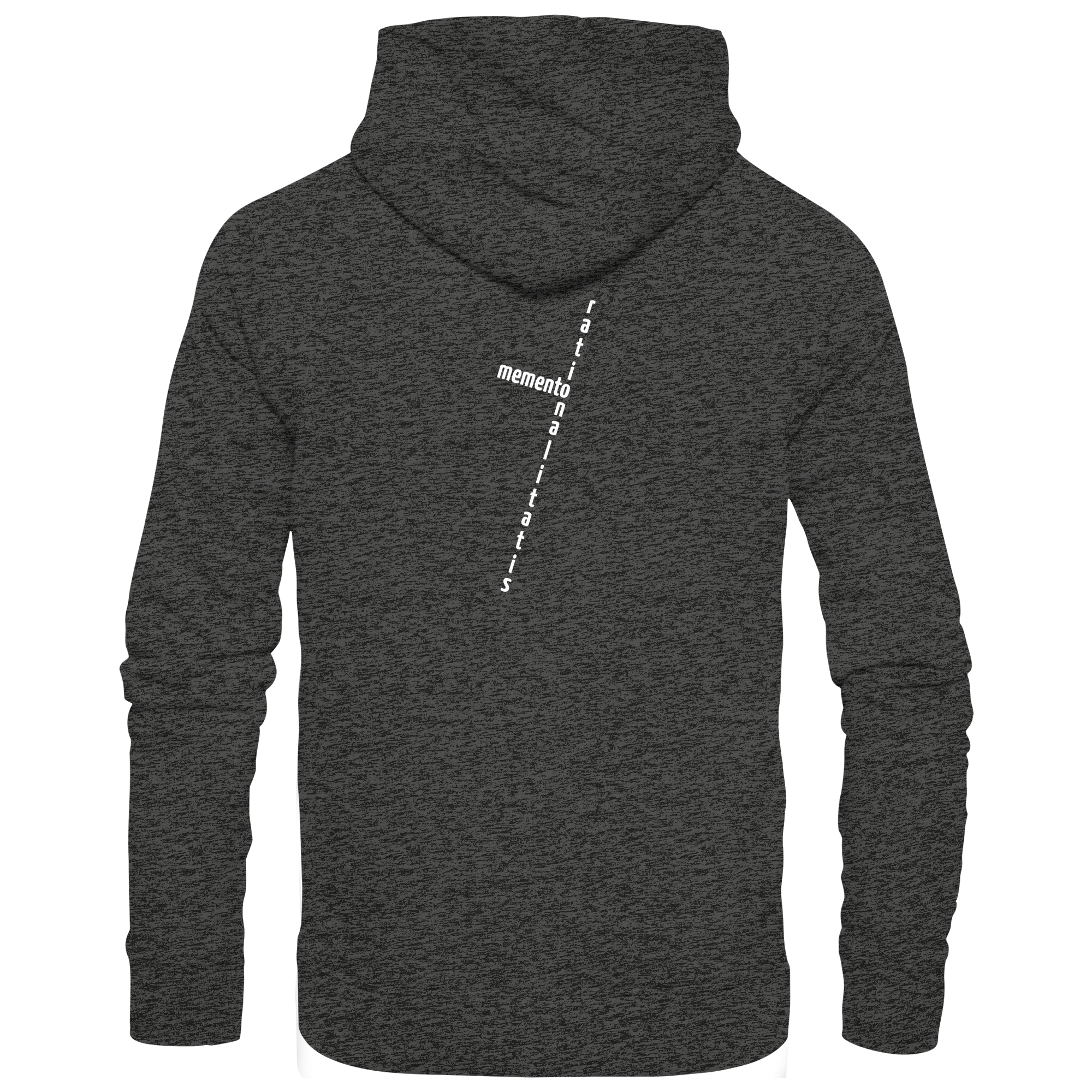 WHITE BACK (K2) - Organic Hoodie