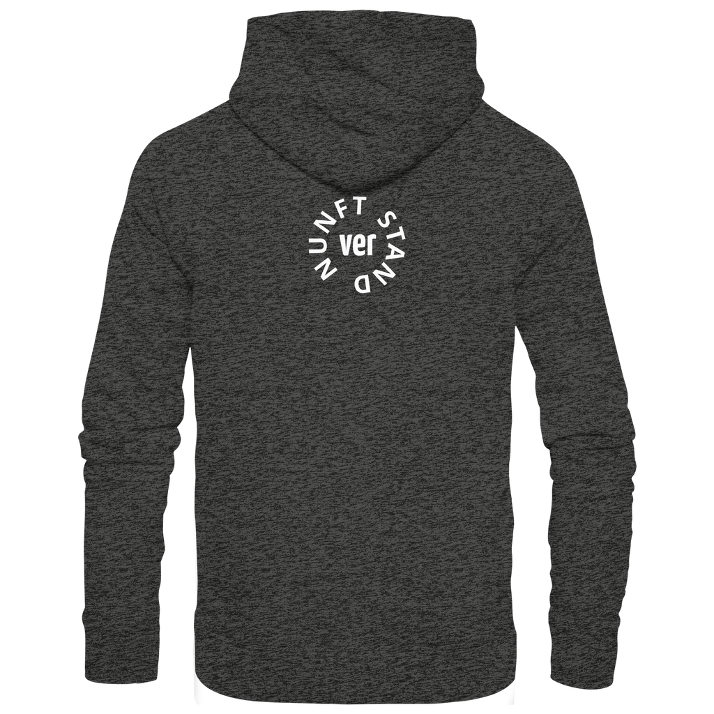 WHITE BACK (K4) - Organic Hoodie