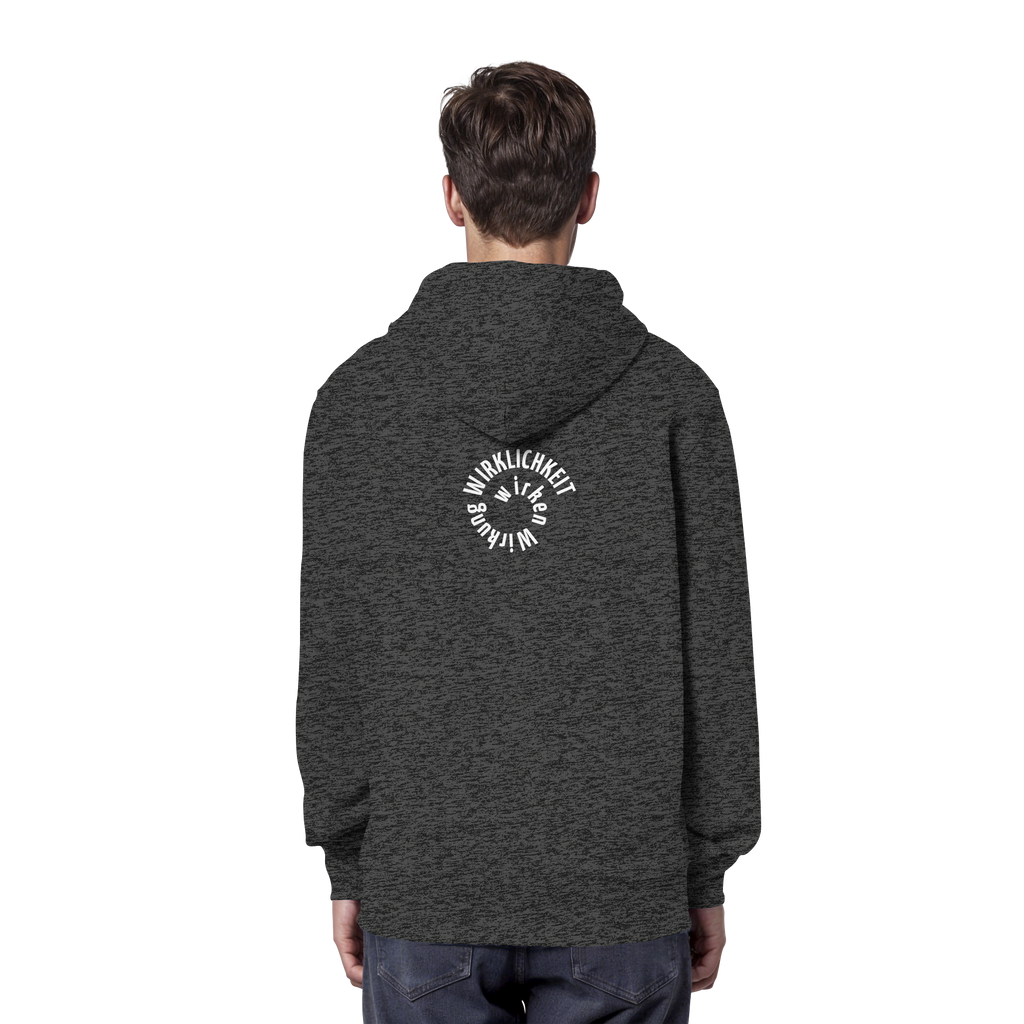 WHITE BACK - Organic Hoodie