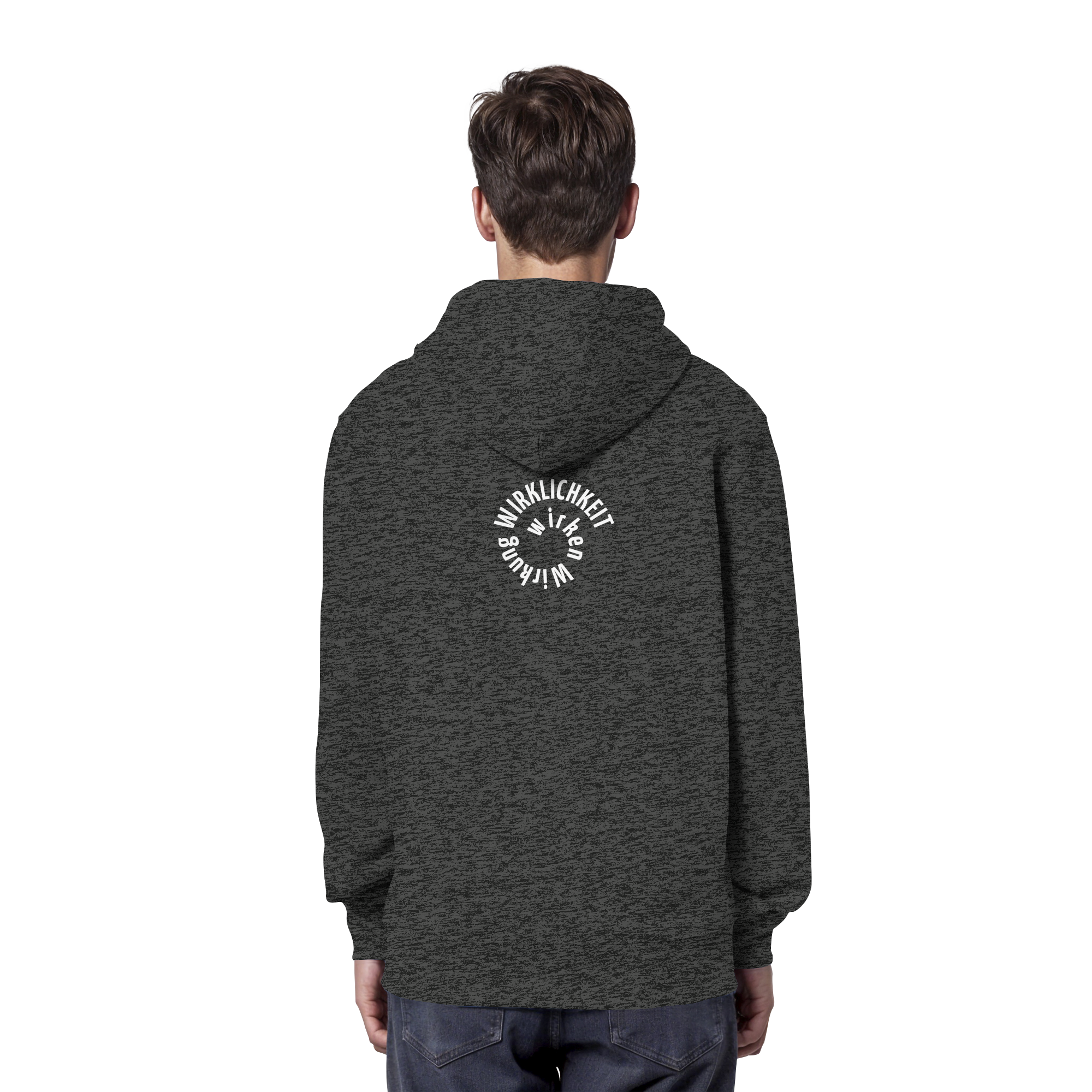 WHITE BACK - Organic Hoodie