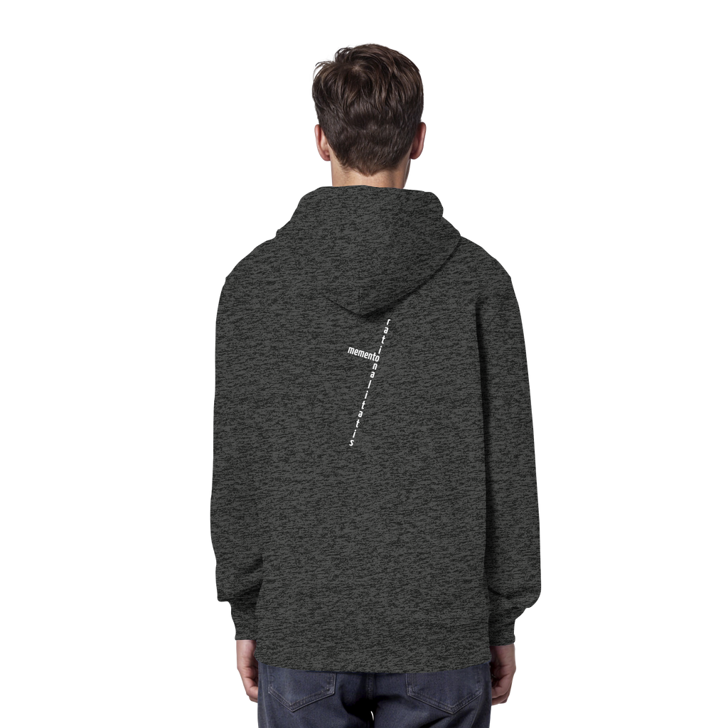 WHITE BACK (K2) - Organic Hoodie