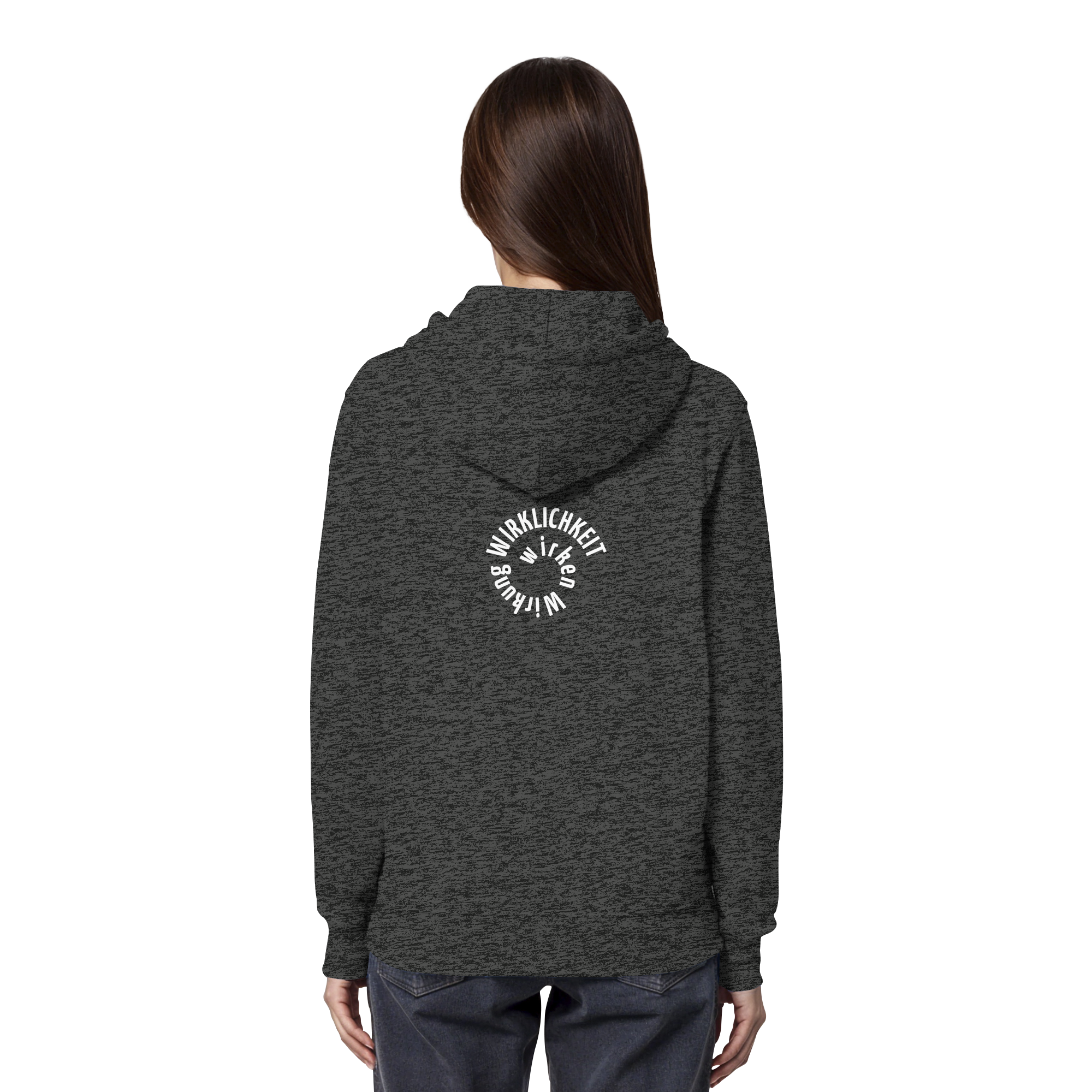 WHITE BACK - Organic Hoodie