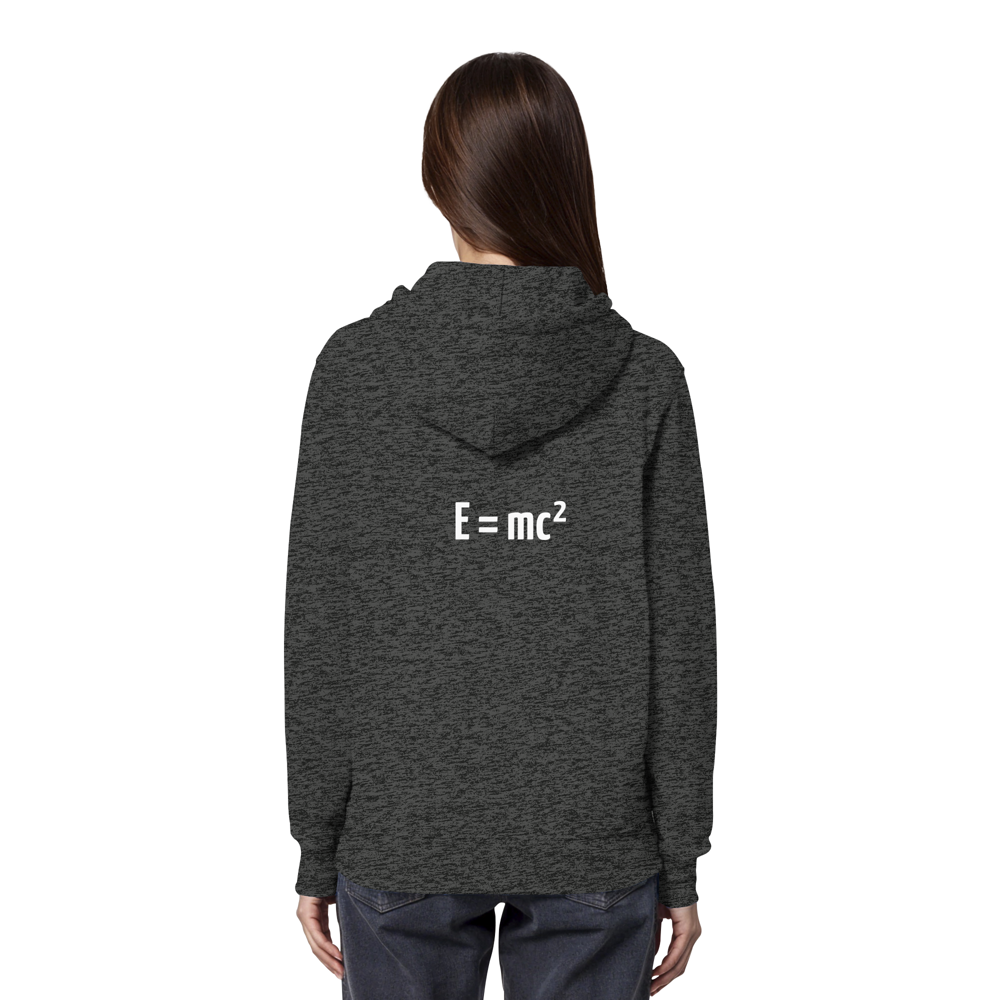 WHITE BACK (K3) - Organic Hoodie