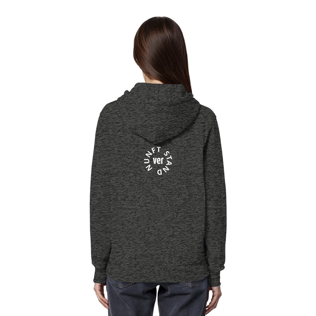 WHITE BACK (K4) - Organic Hoodie