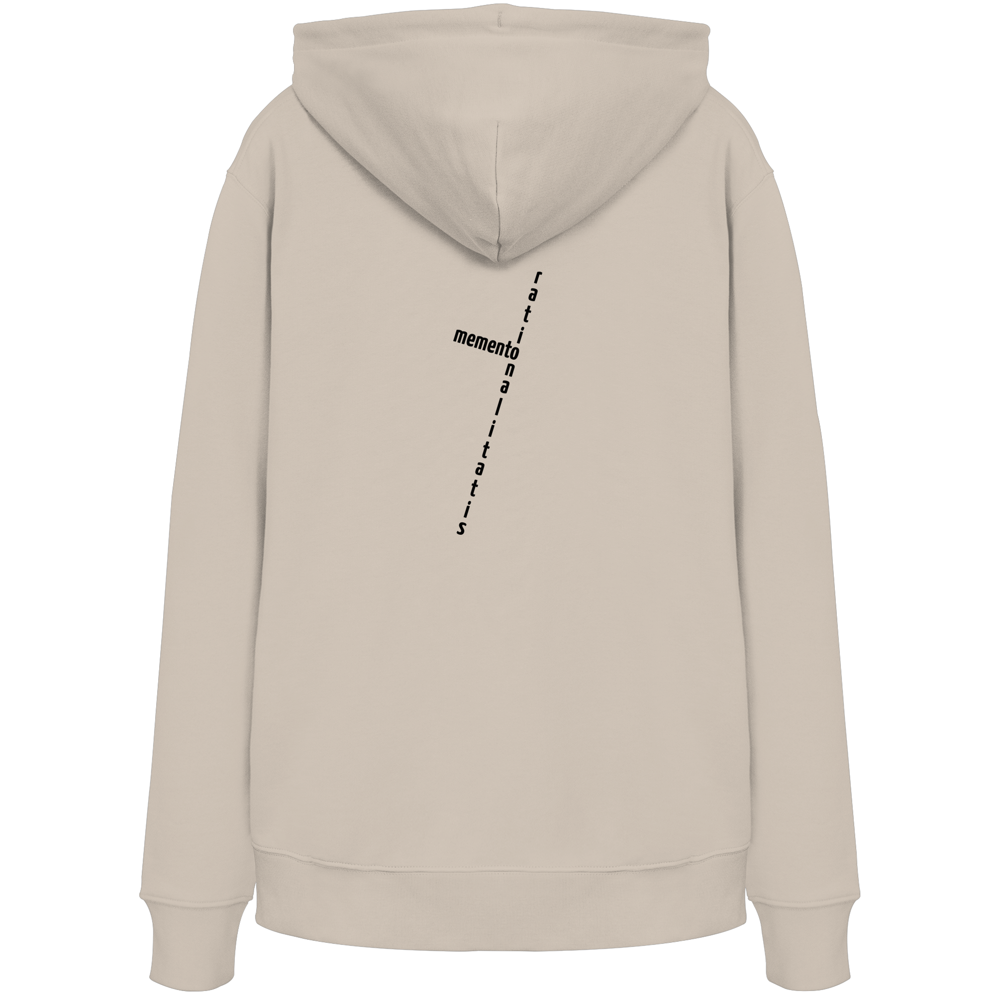 BLACK BACK (K2) - Organic Hoodie