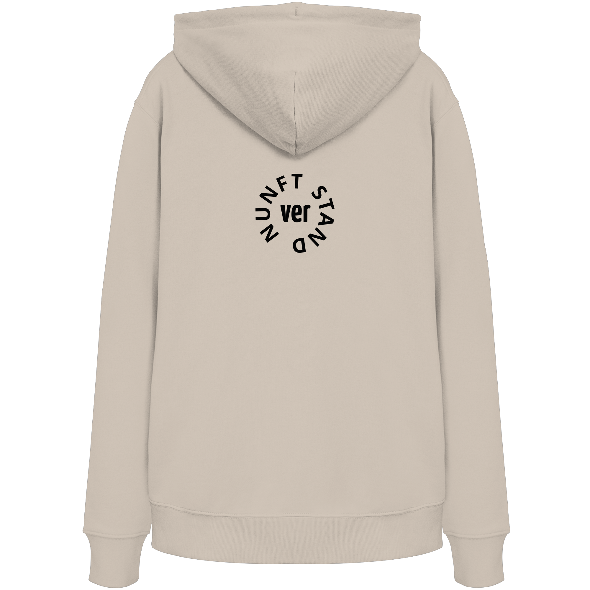 BLACK BACK (K4) - Organic Hoodie