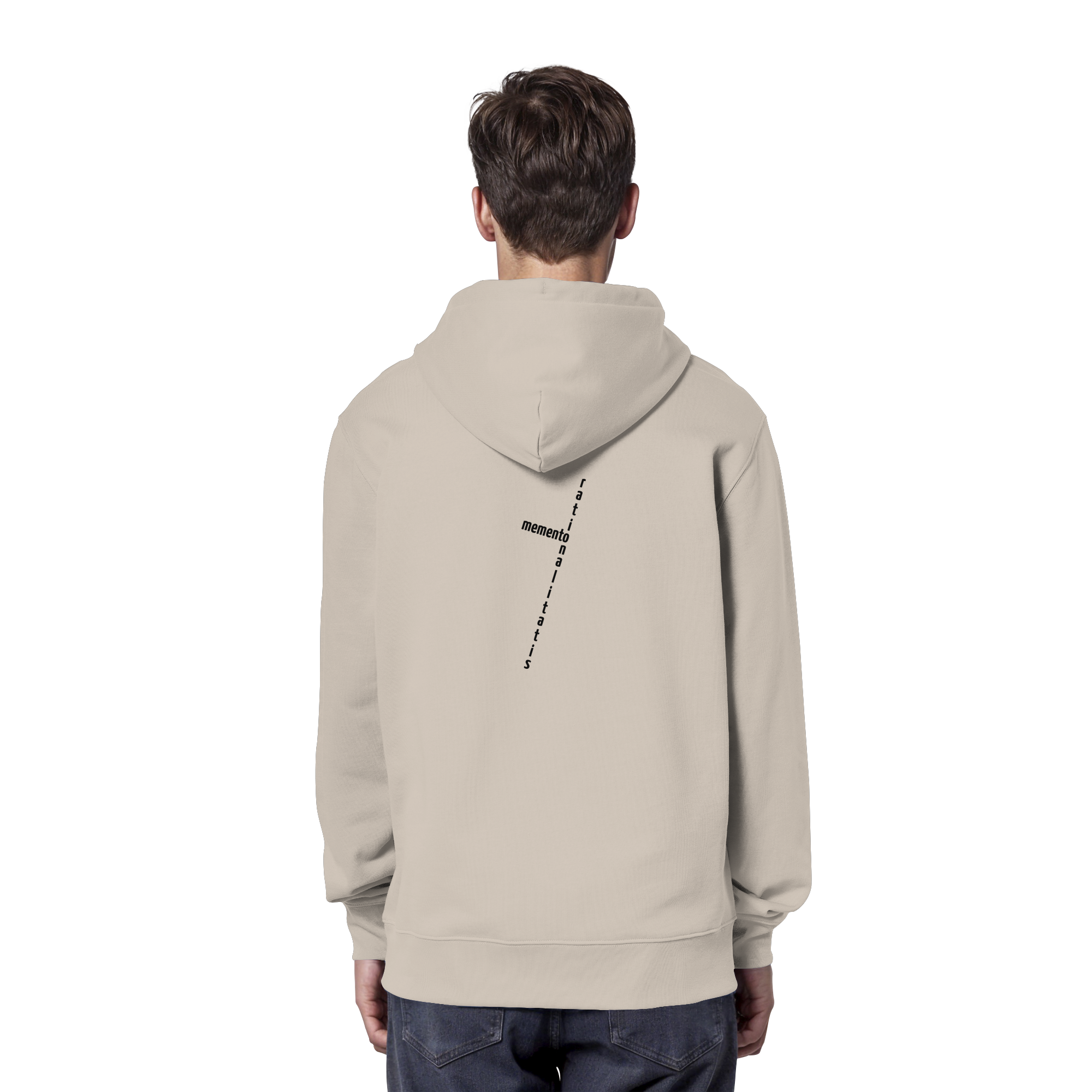 BLACK BACK (K2) - Organic Hoodie