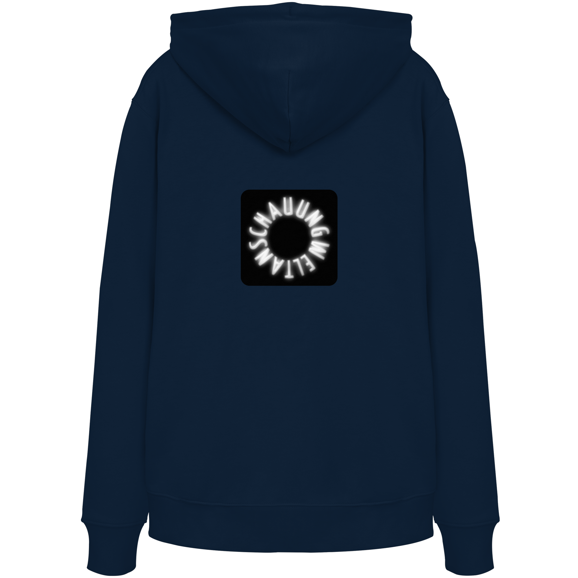 WHITE BACK (K5) - Organic Hoodie