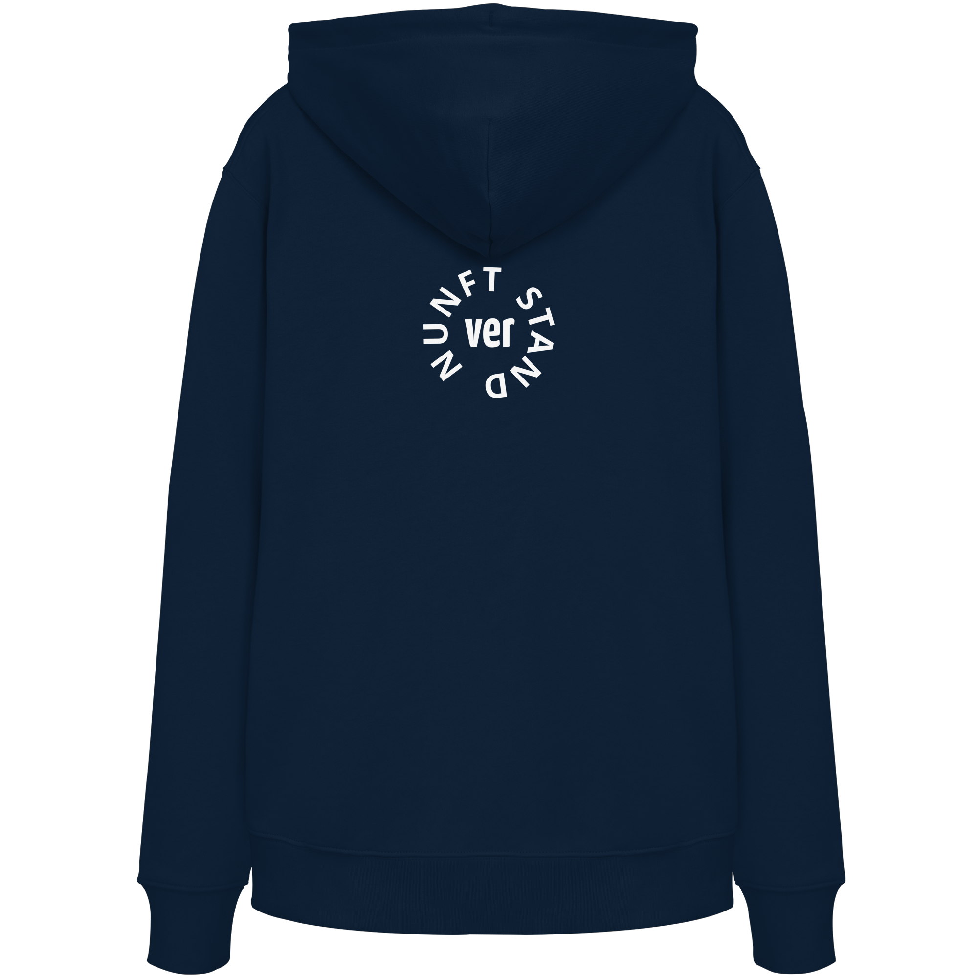 WHITE BACK (K4) - Organic Hoodie