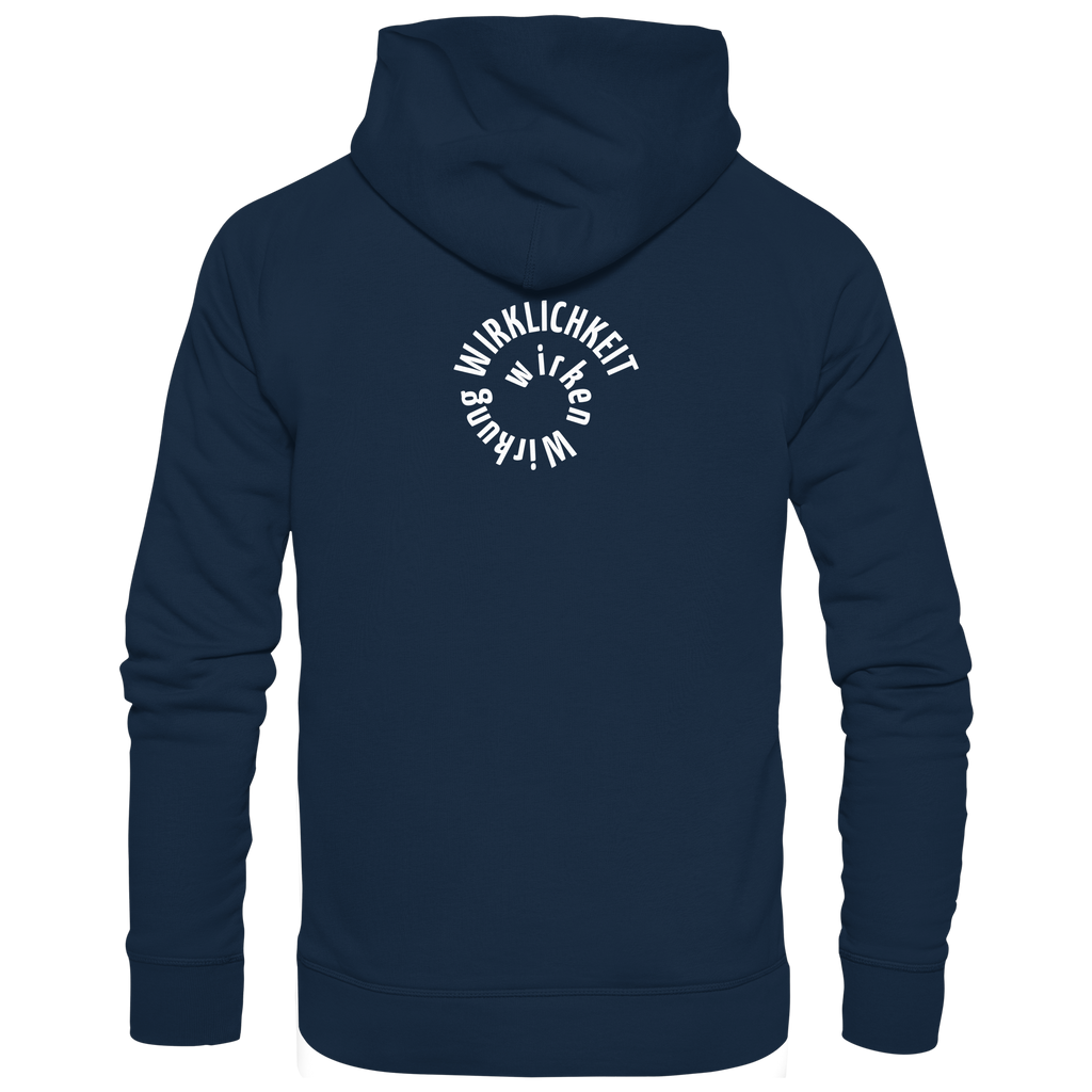 WHITE BACK - Organic Hoodie