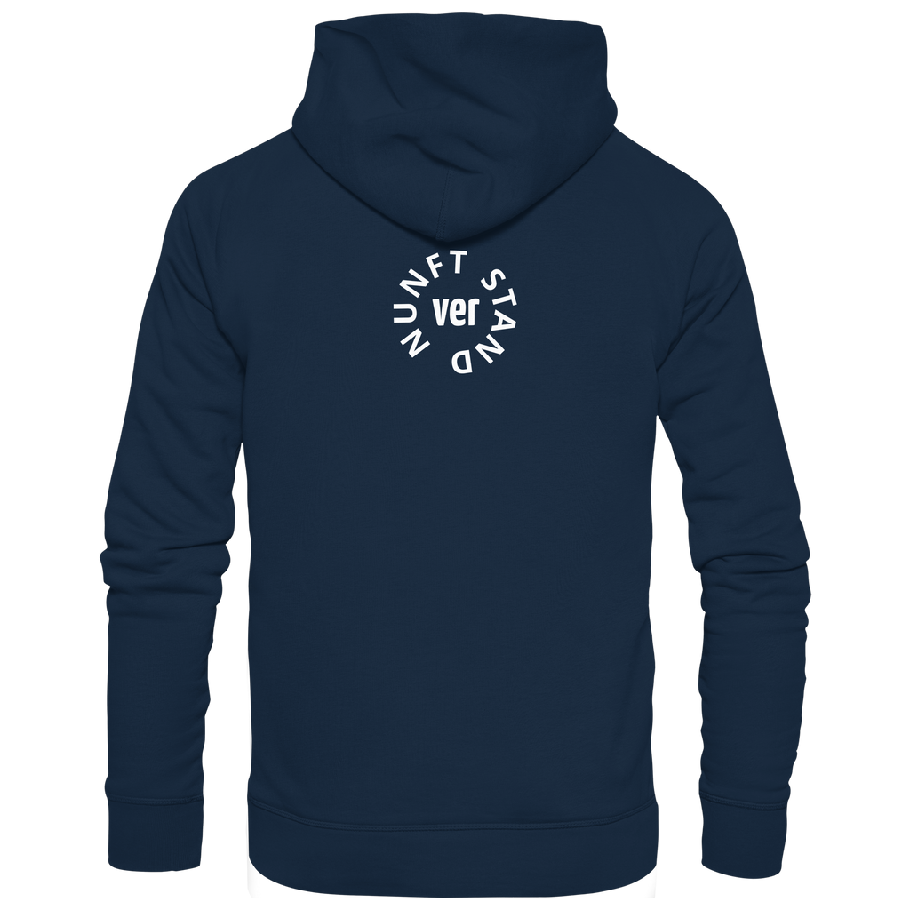WHITE BACK (K4) - Organic Hoodie