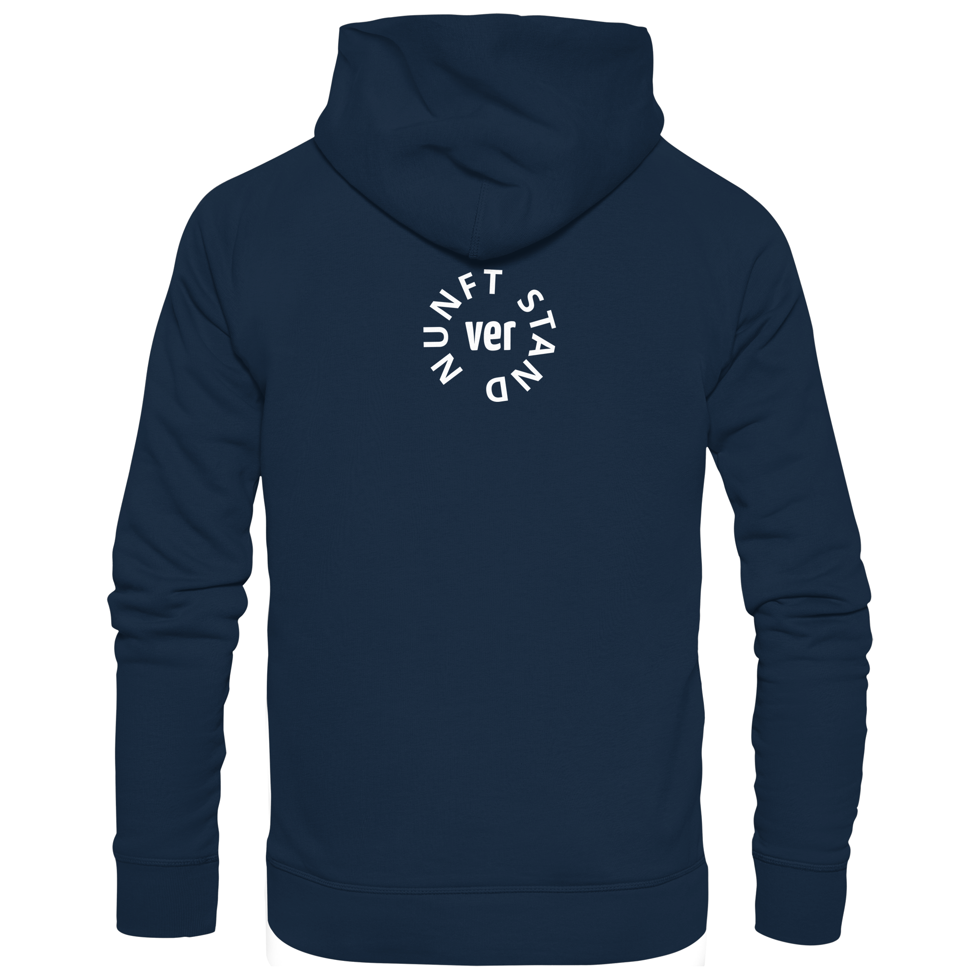 WHITE BACK (K4) - Organic Hoodie