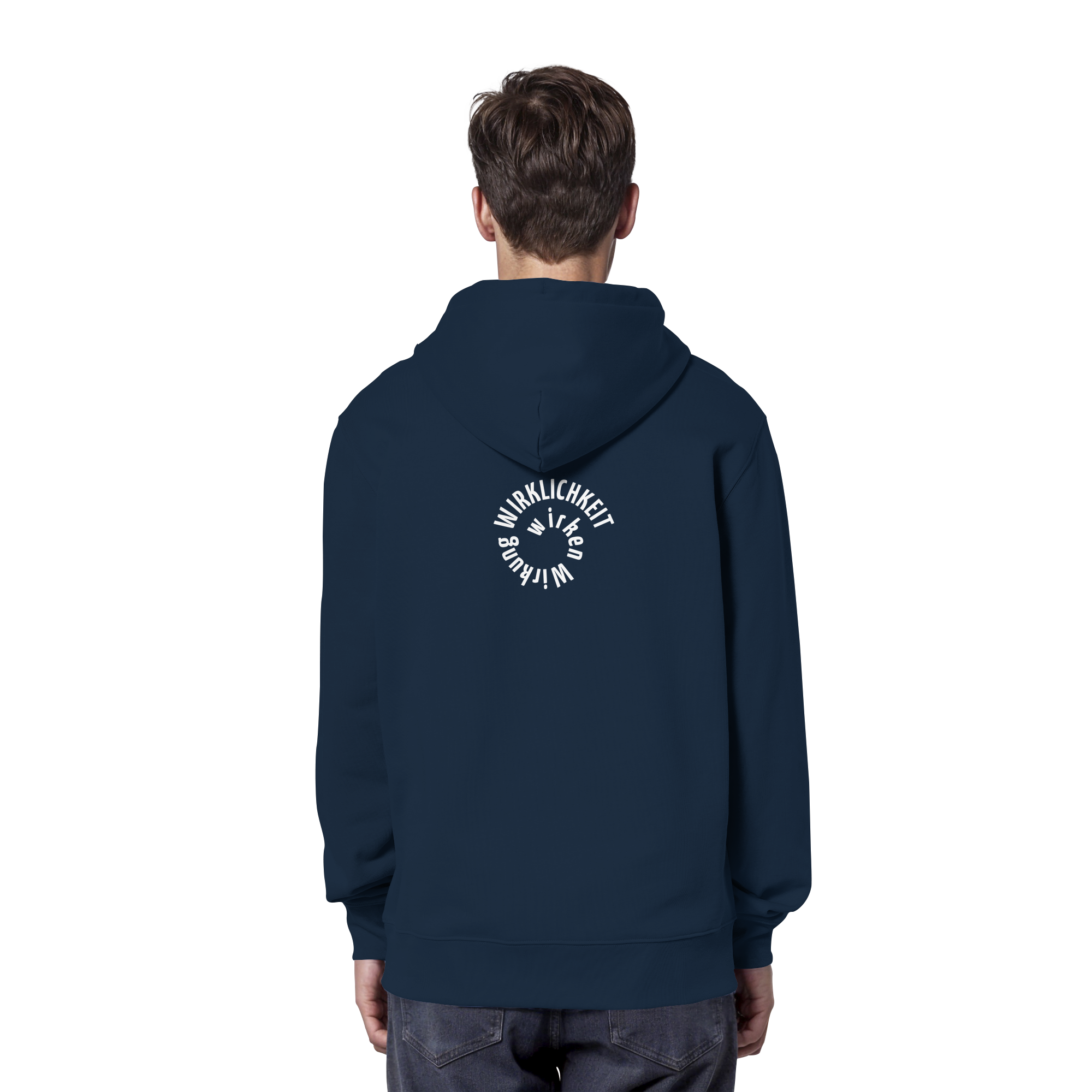 WHITE BACK - Organic Hoodie