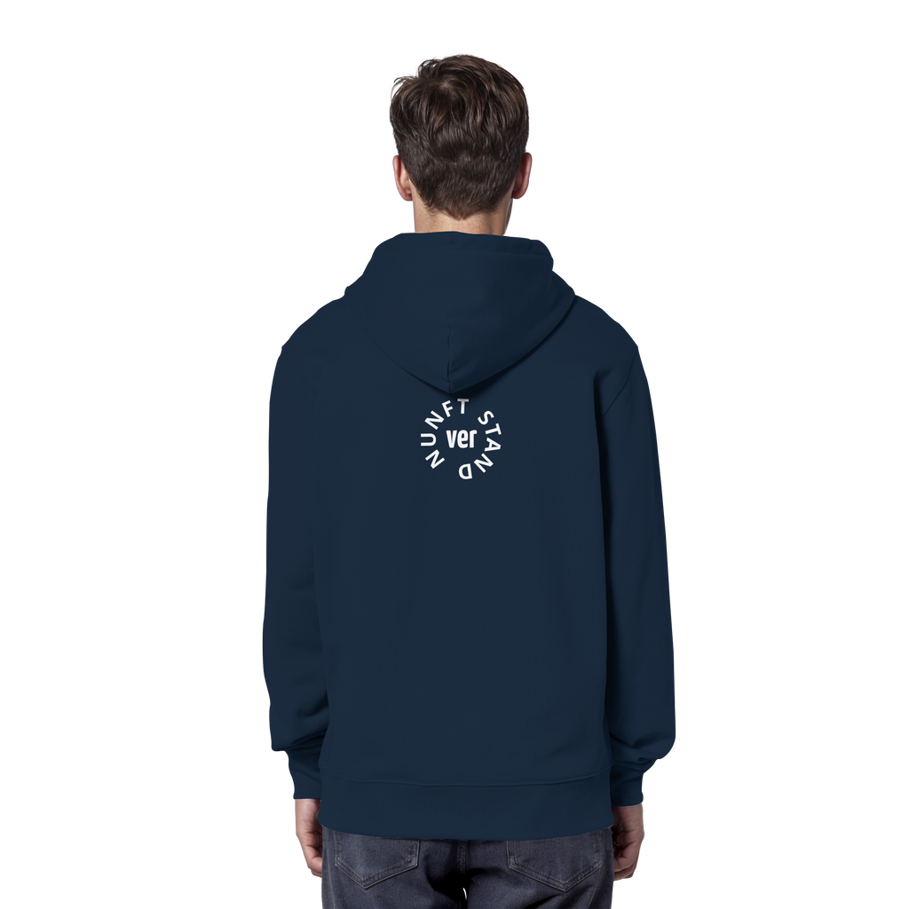 WHITE BACK (K4) - Organic Hoodie