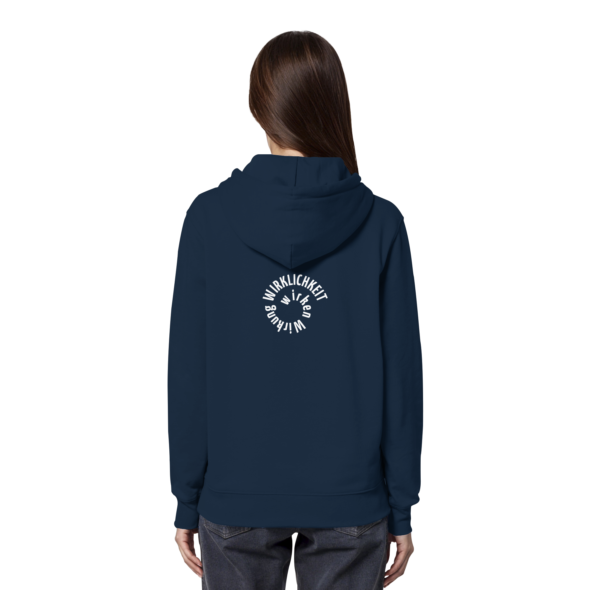 WHITE BACK - Organic Hoodie