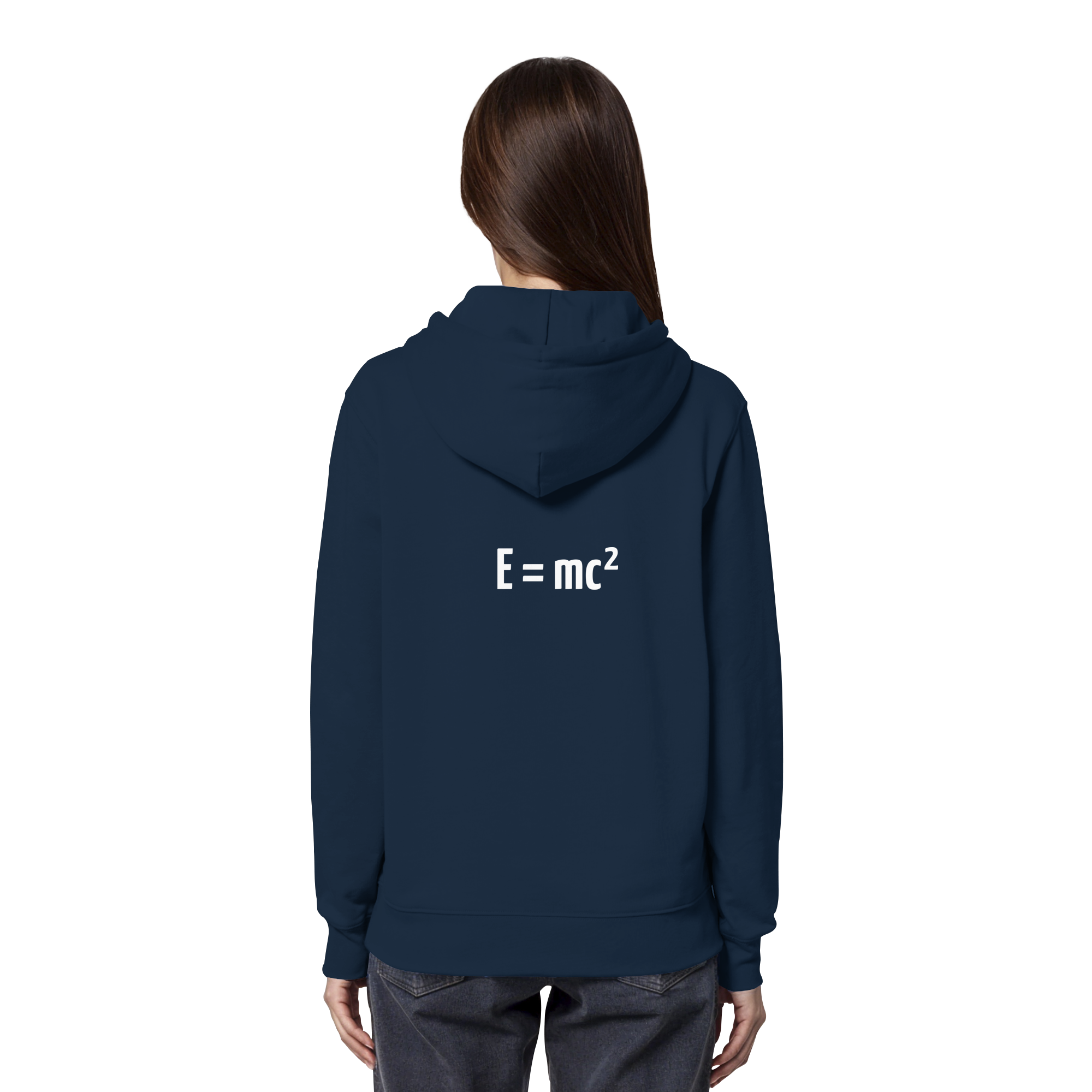 WHITE BACK (K3) - Organic Hoodie