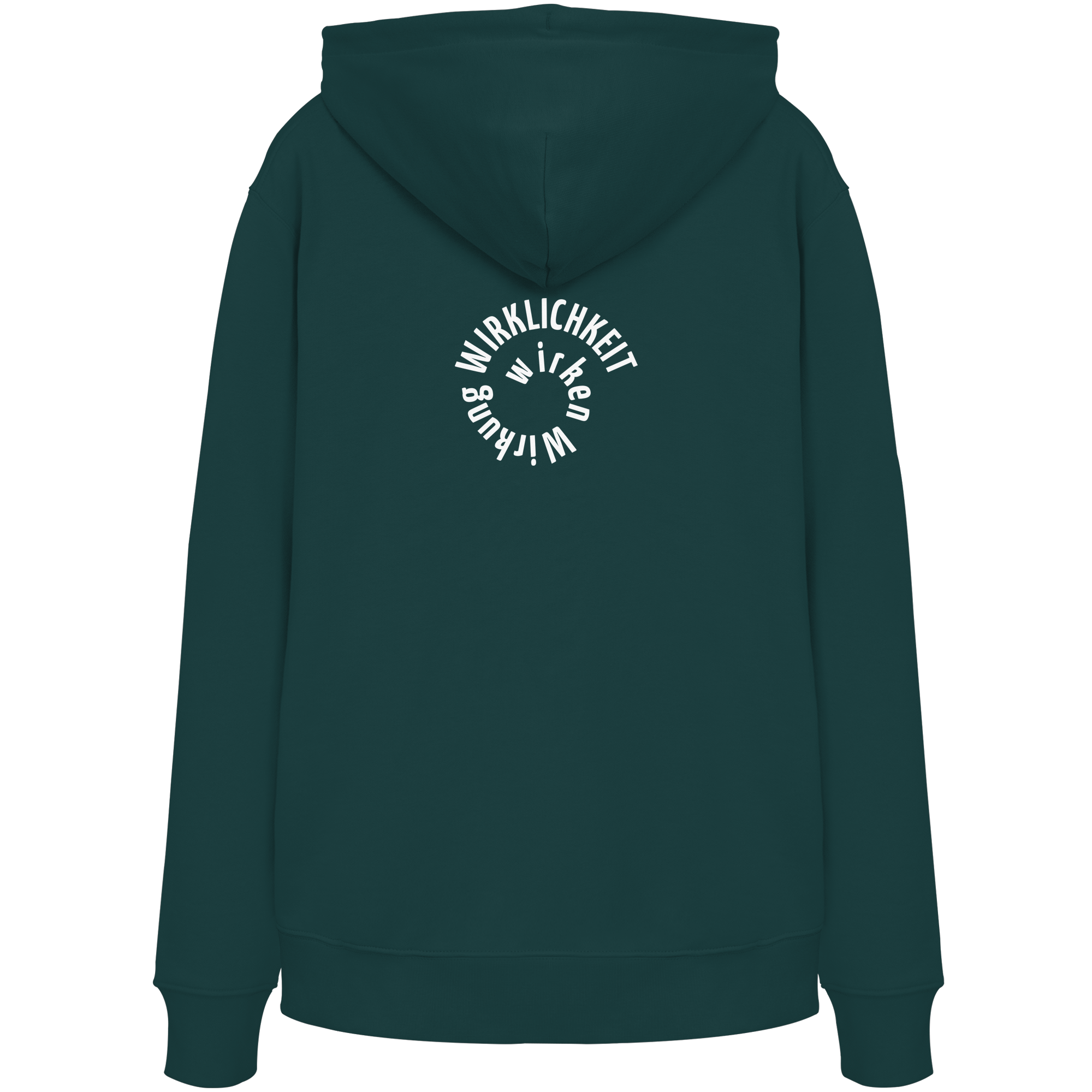 WHITE BACK - Organic Hoodie