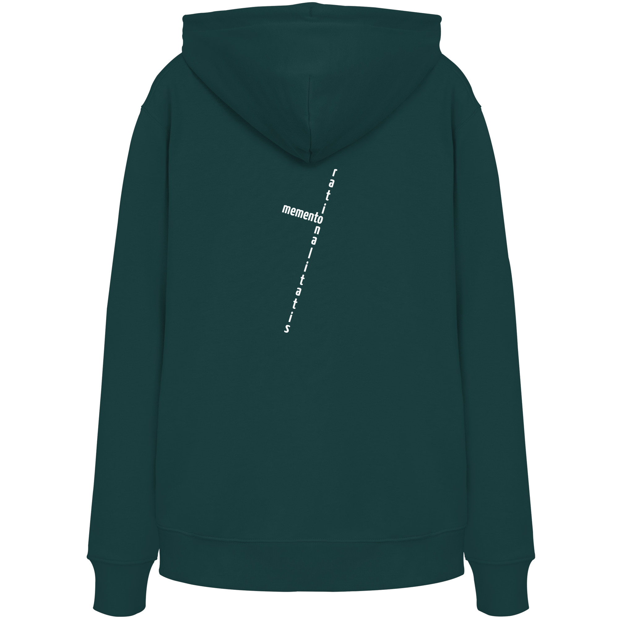 WHITE BACK (K2) - Organic Hoodie