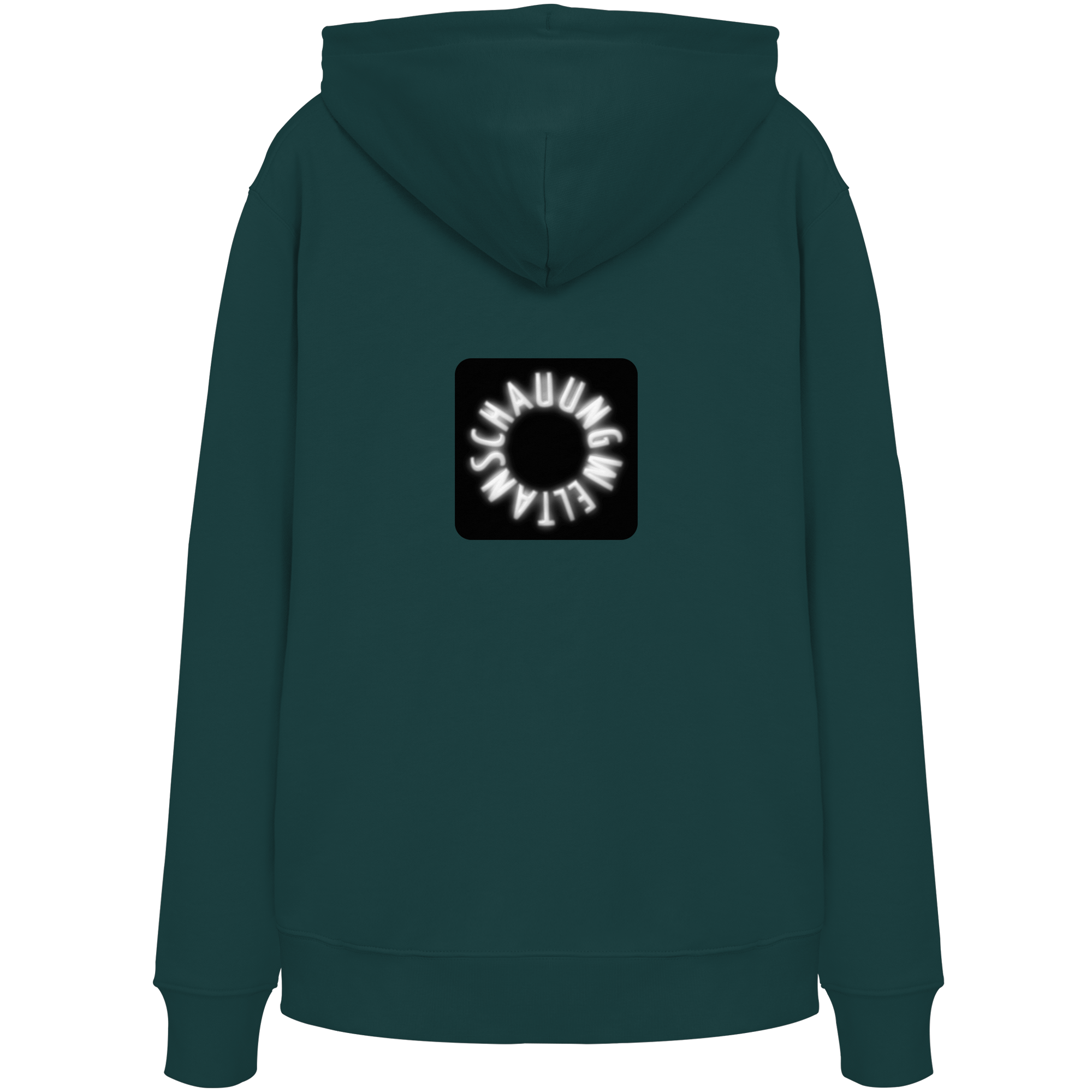 WHITE BACK (K5) - Organic Hoodie