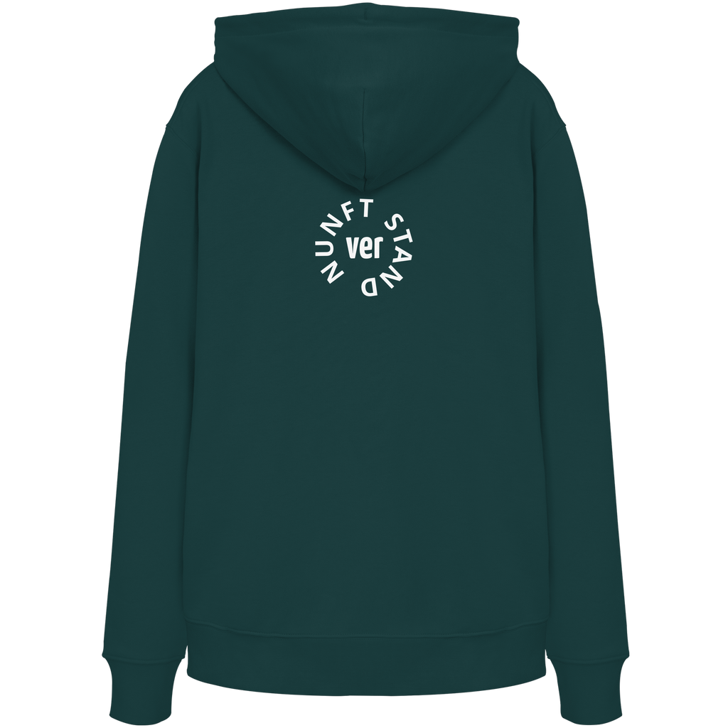 WHITE BACK (K4) - Organic Hoodie