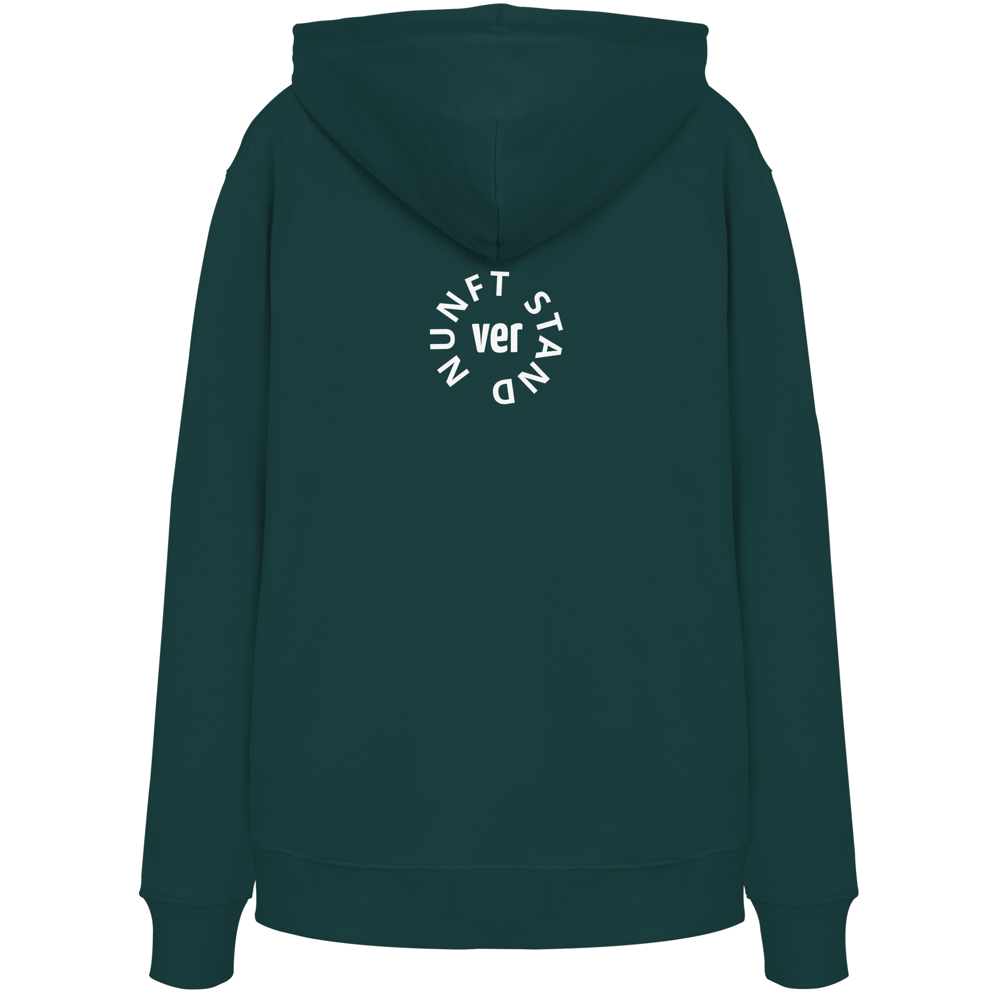WHITE BACK (K4) - Organic Hoodie