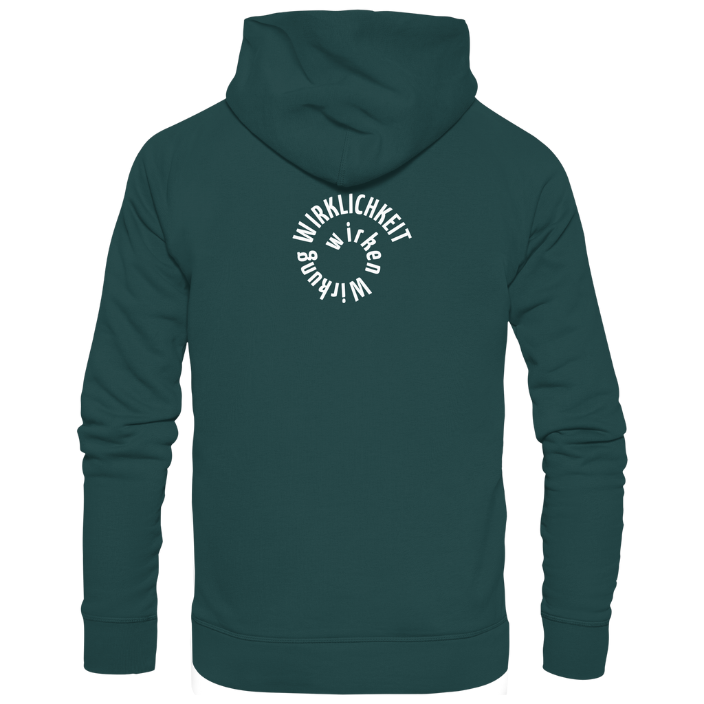 WHITE BACK - Organic Hoodie