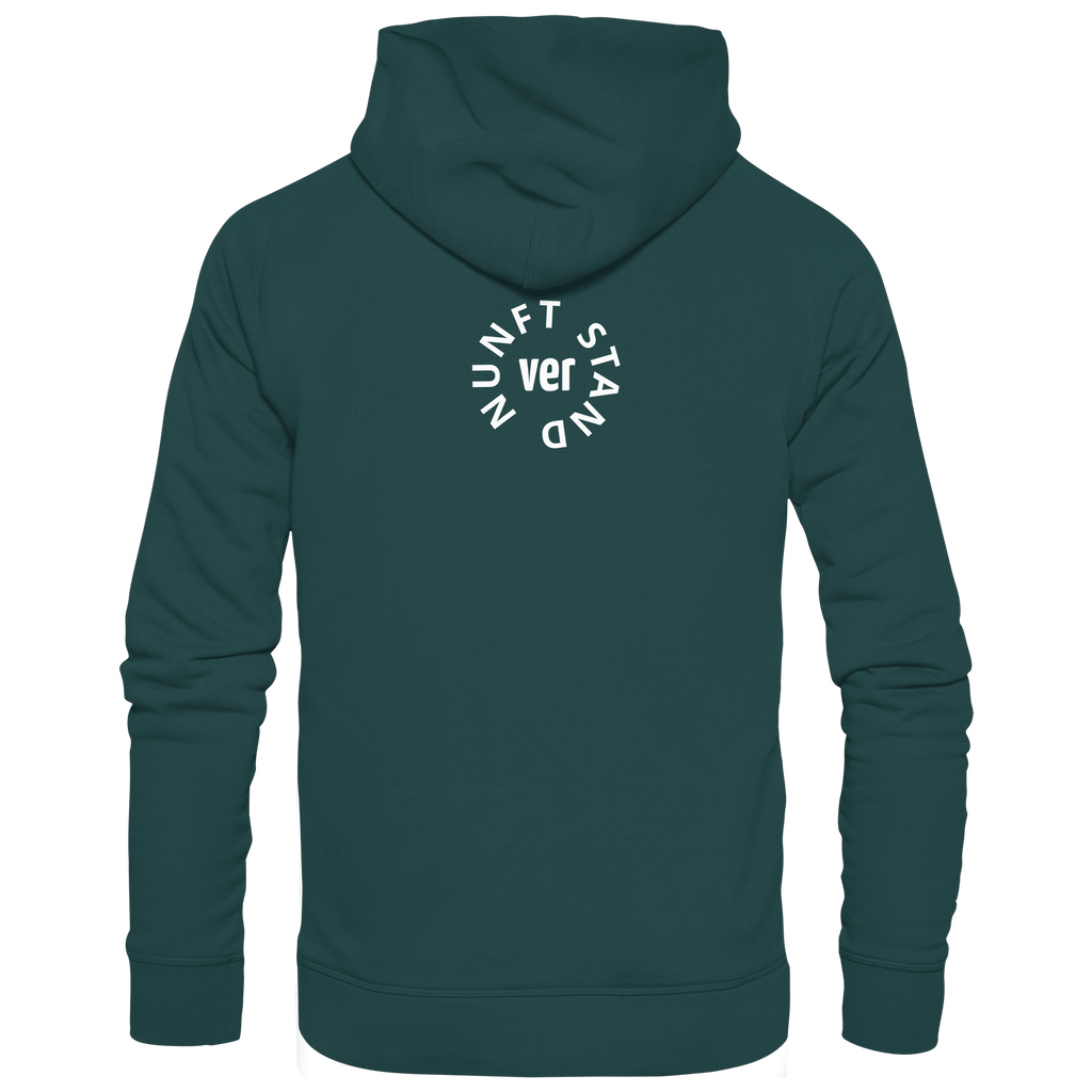 WHITE BACK (K4) - Organic Hoodie