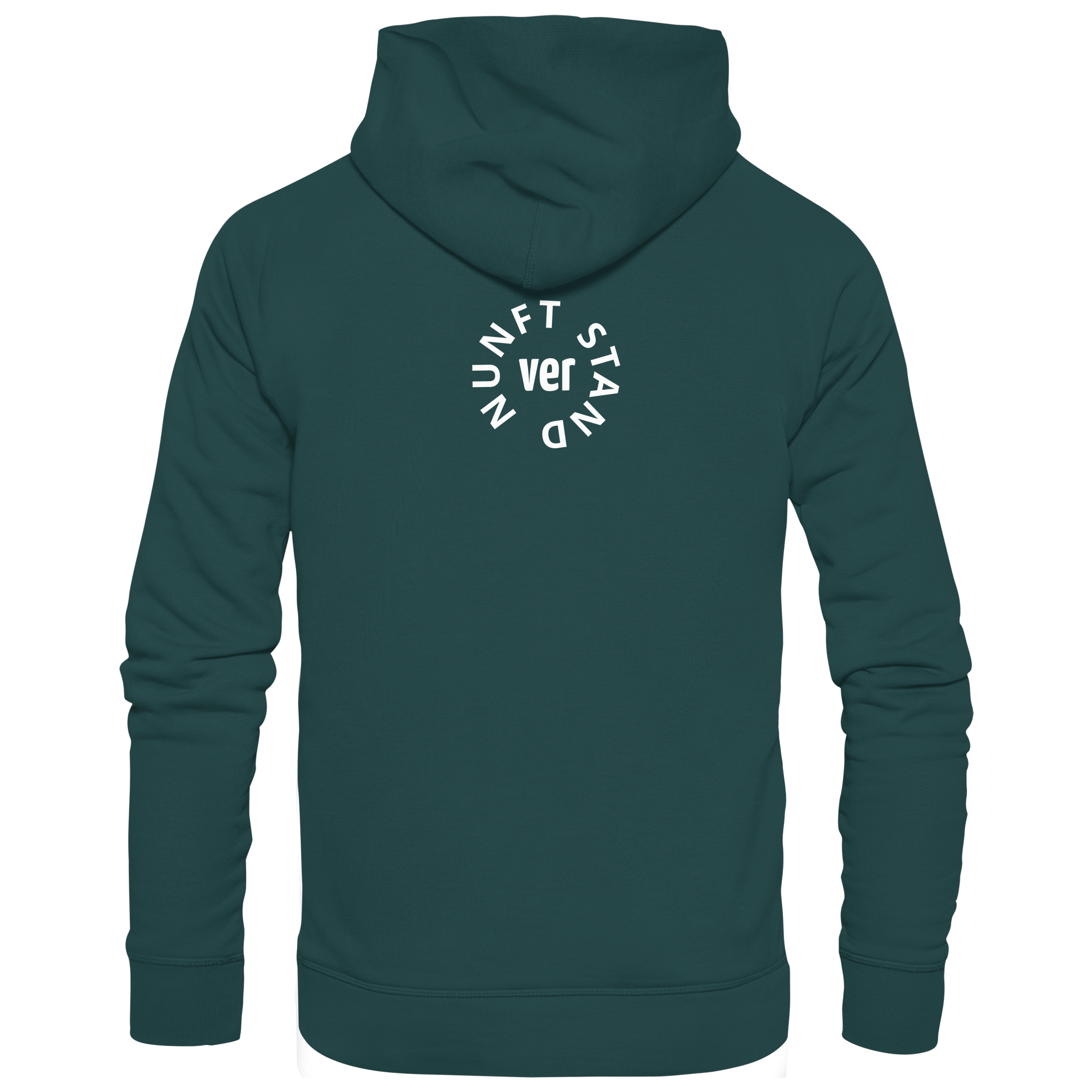 WHITE BACK (K4) - Organic Hoodie
