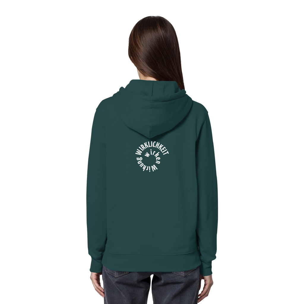 WHITE BACK - Organic Hoodie