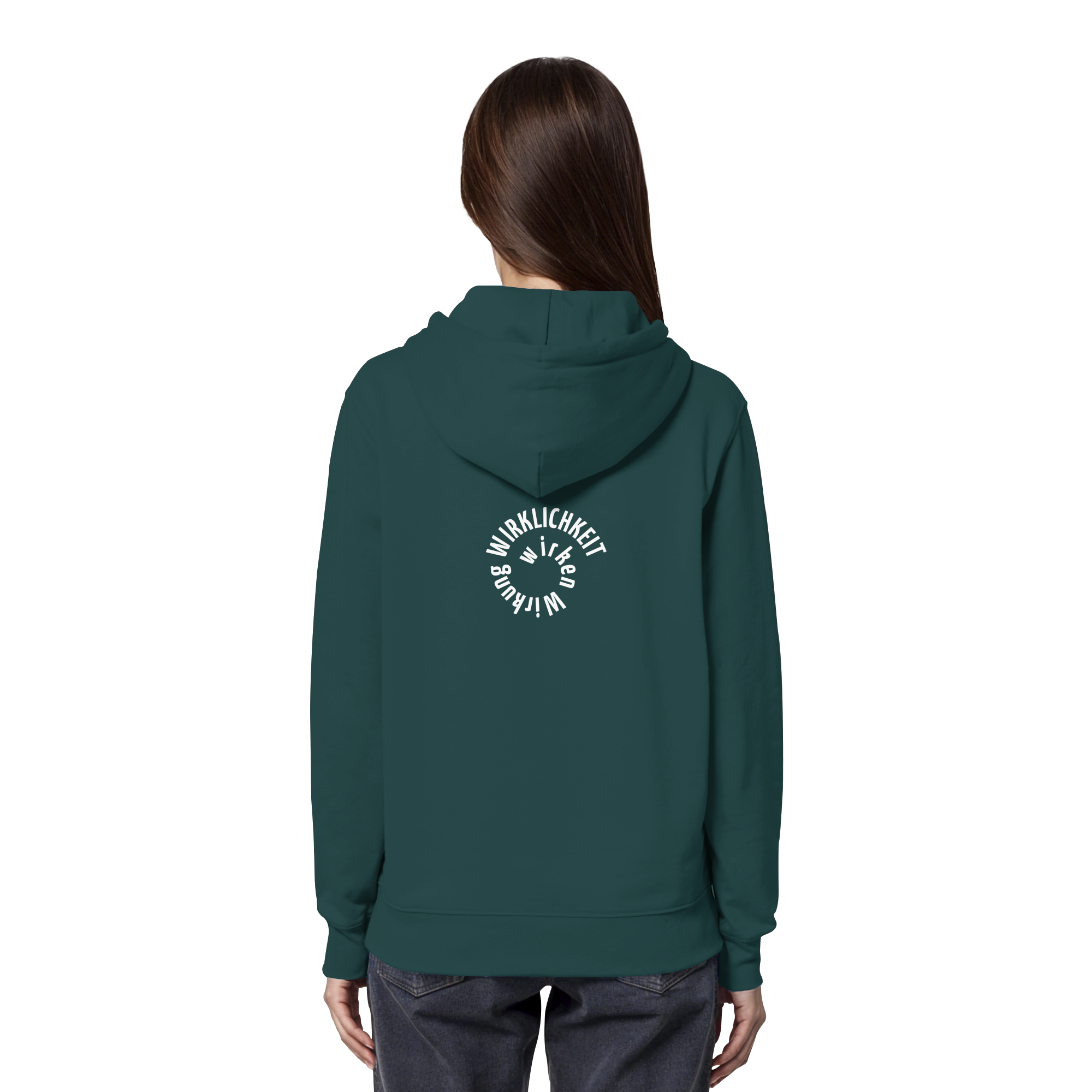 WHITE BACK - Organic Hoodie