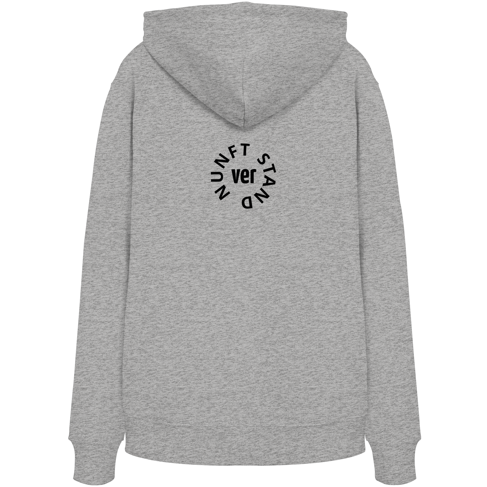 BLACK BACK (K4) - Organic Hoodie