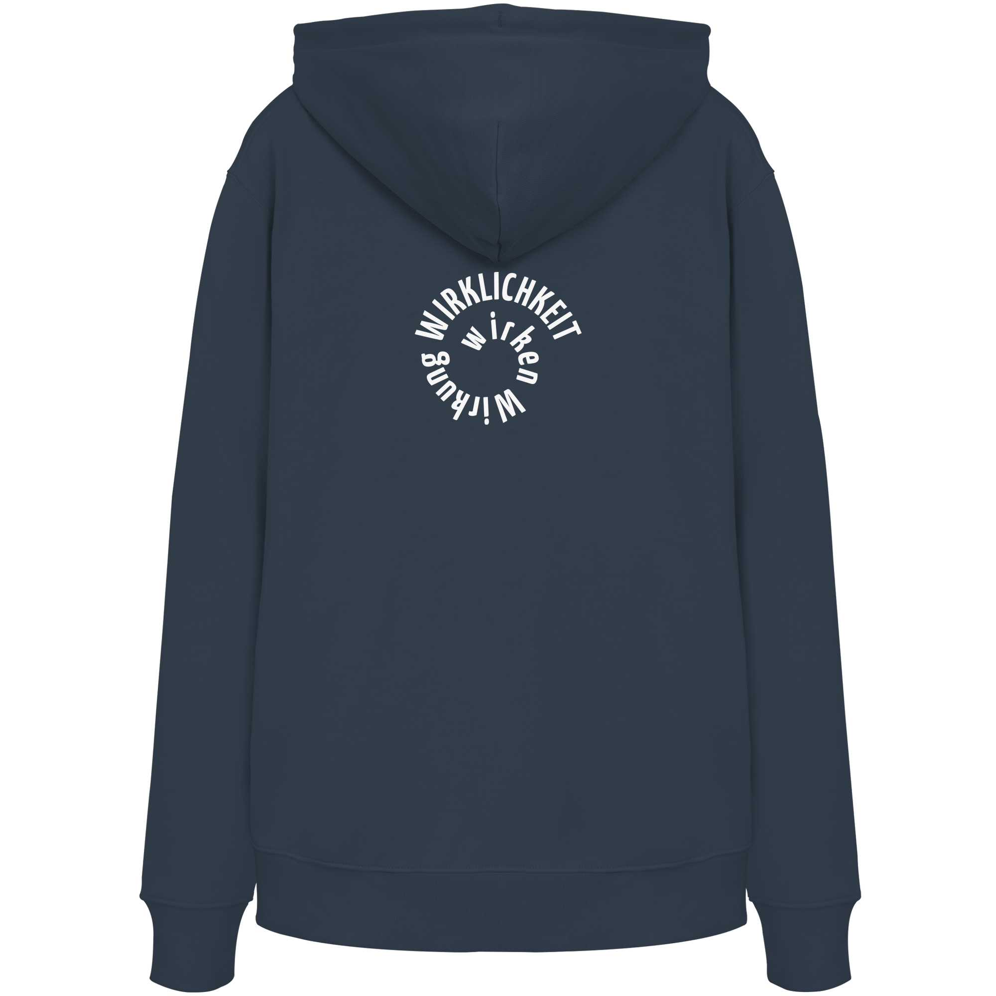 WHITE BACK - Organic Hoodie