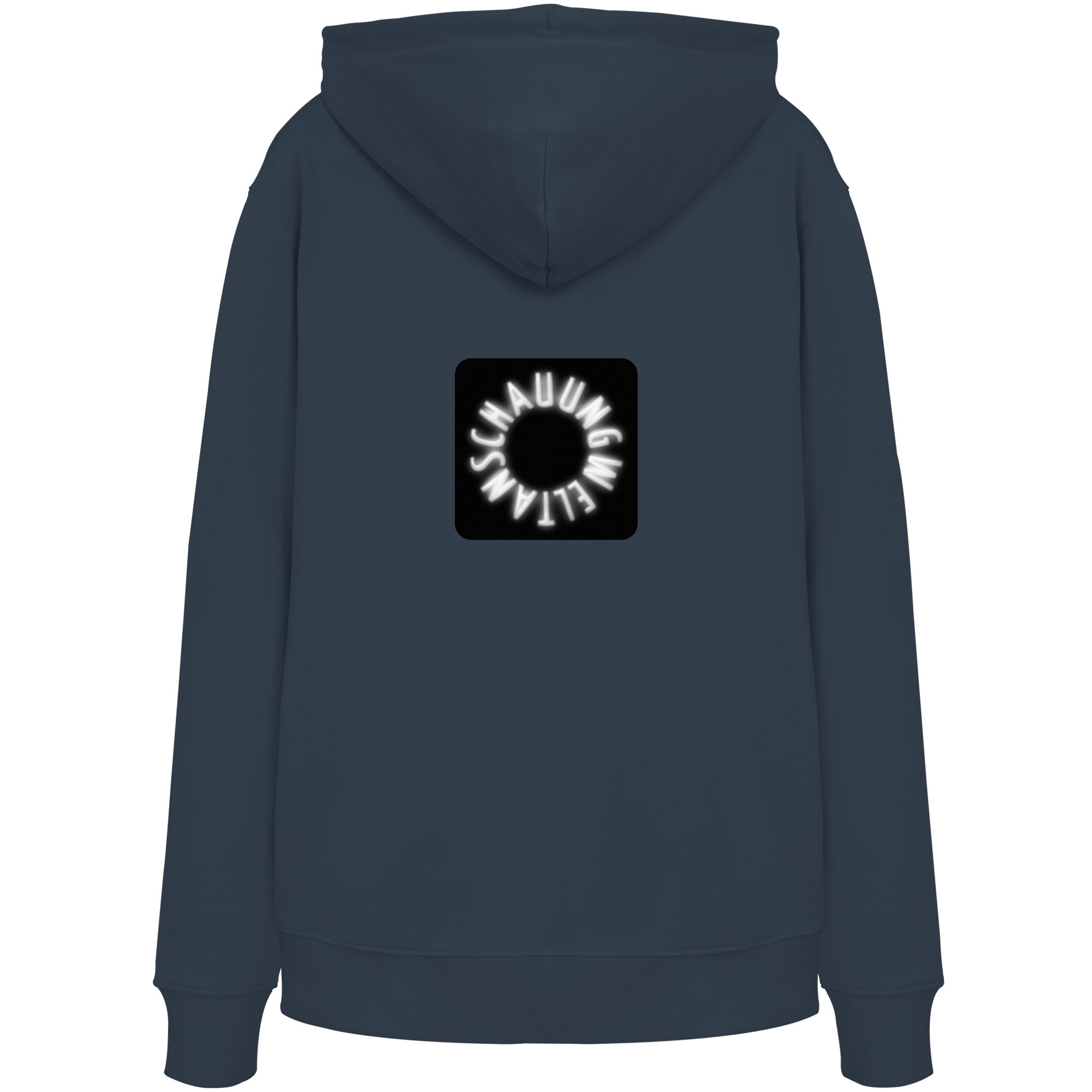 WHITE BACK (K5) - Organic Hoodie