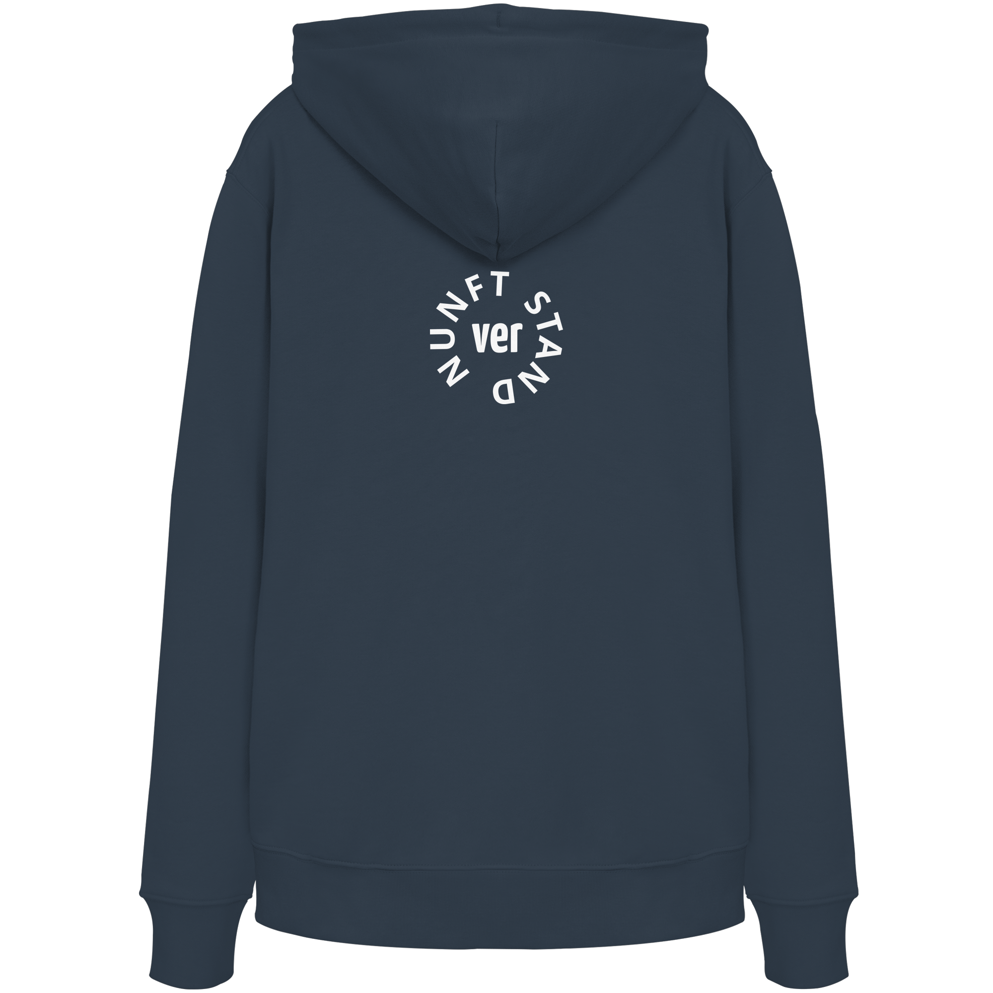 WHITE BACK (K4) - Organic Hoodie