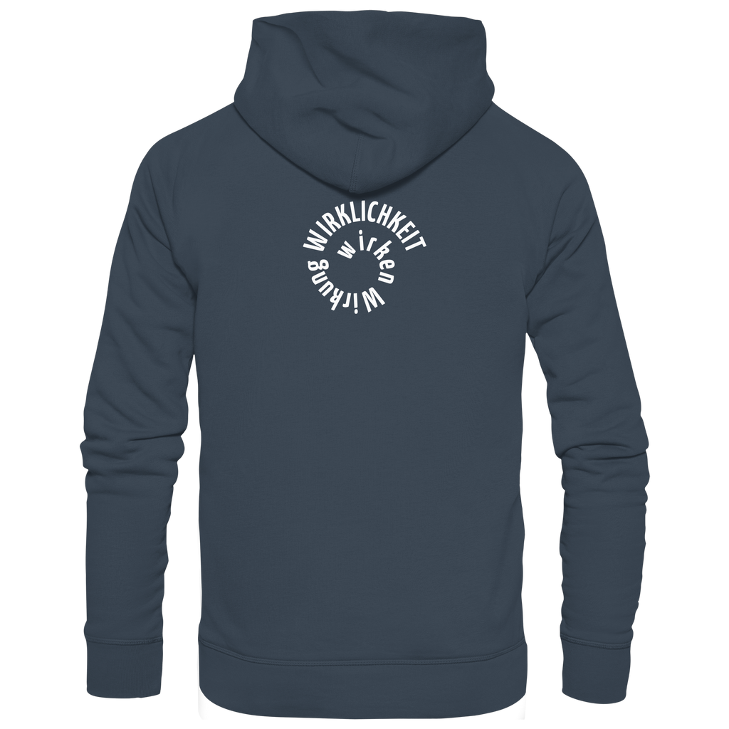 WHITE BACK (K1) - Organic Hoodie