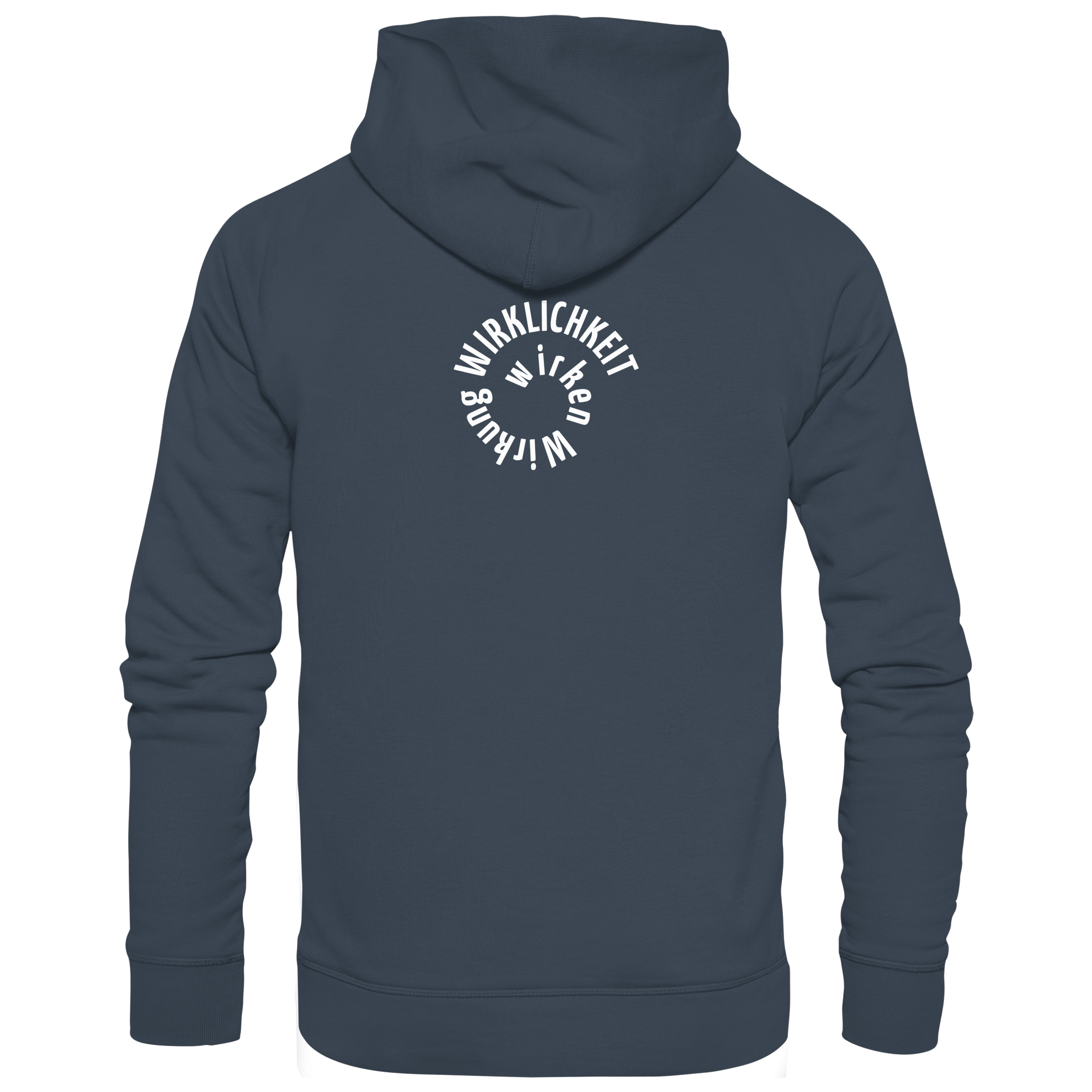 WHITE BACK - Organic Hoodie