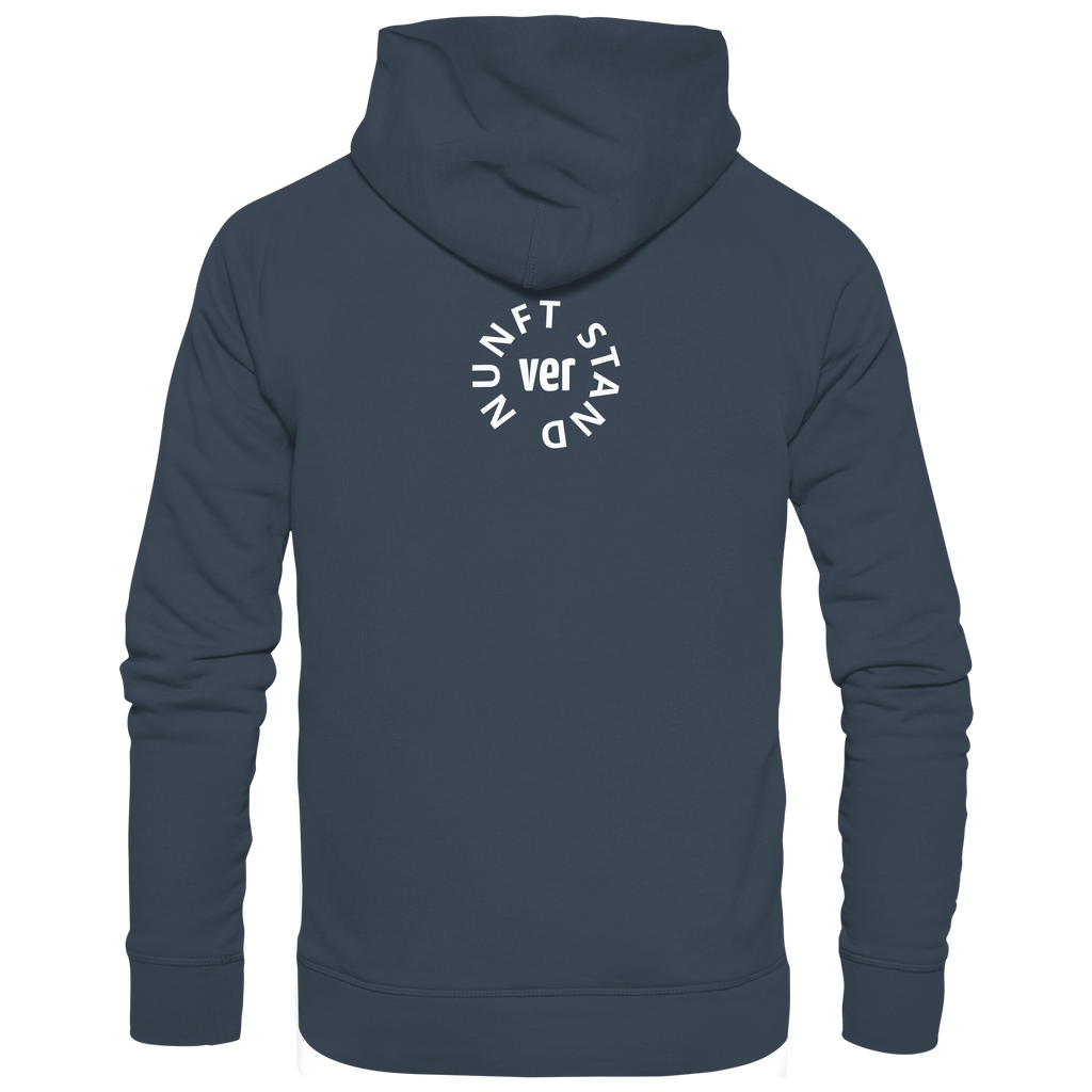 WHITE BACK (K4) - Organic Hoodie