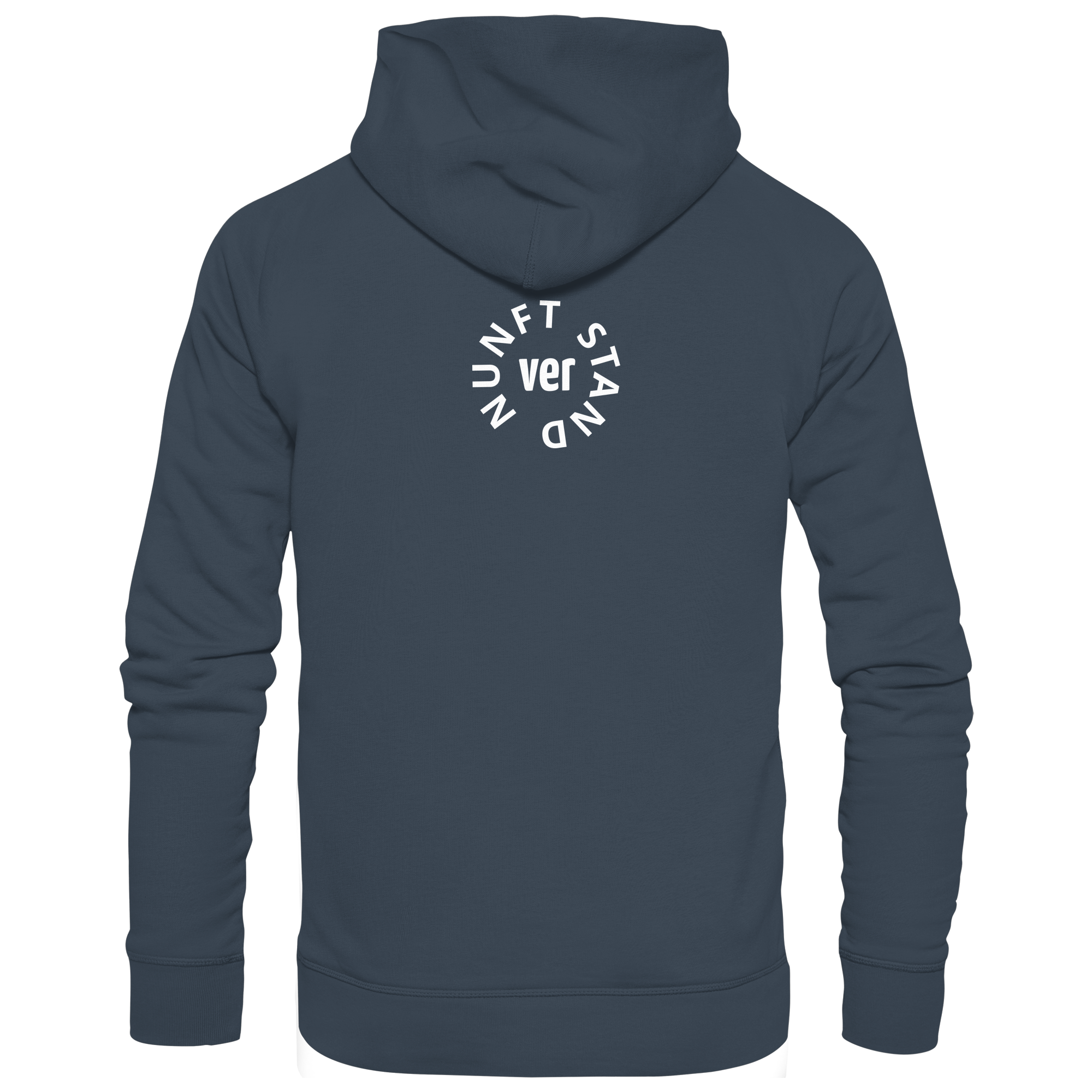 WHITE BACK (K4) - Organic Hoodie