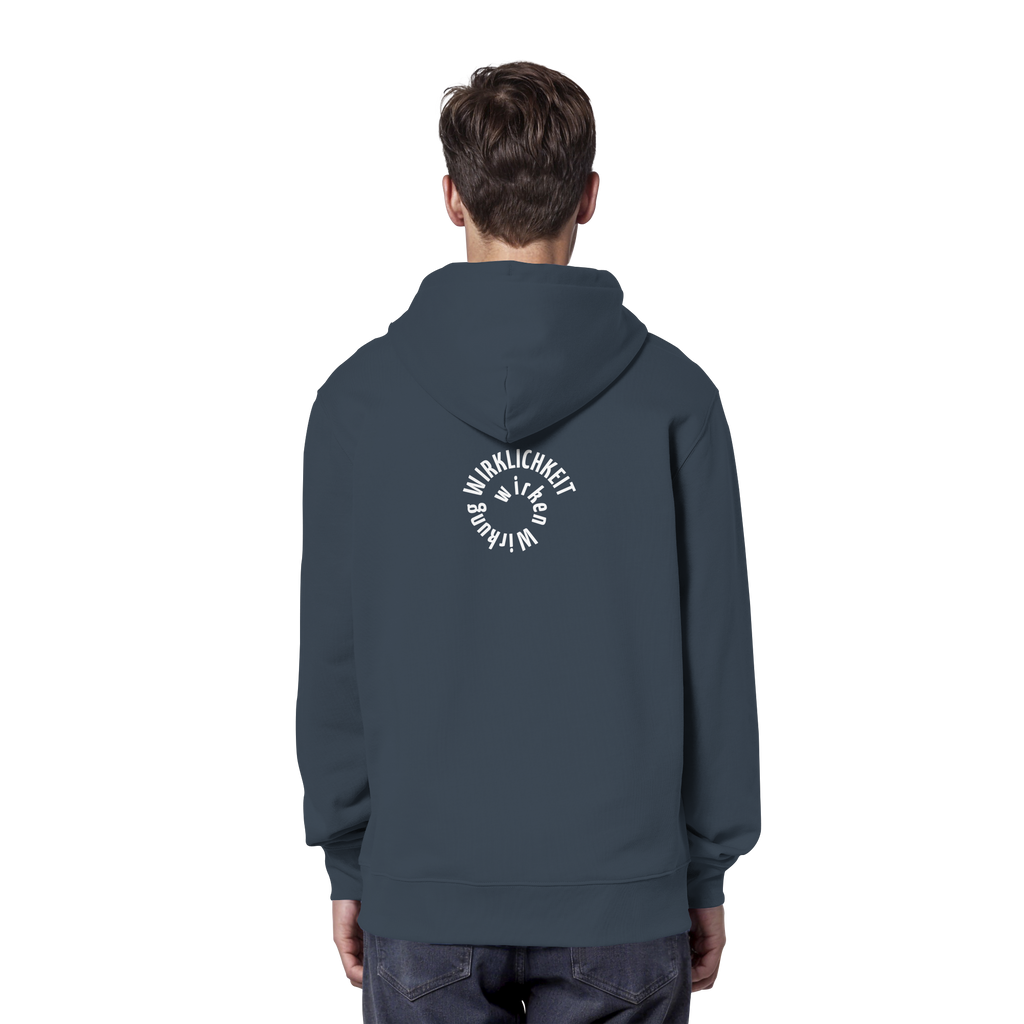 WHITE BACK - Organic Hoodie