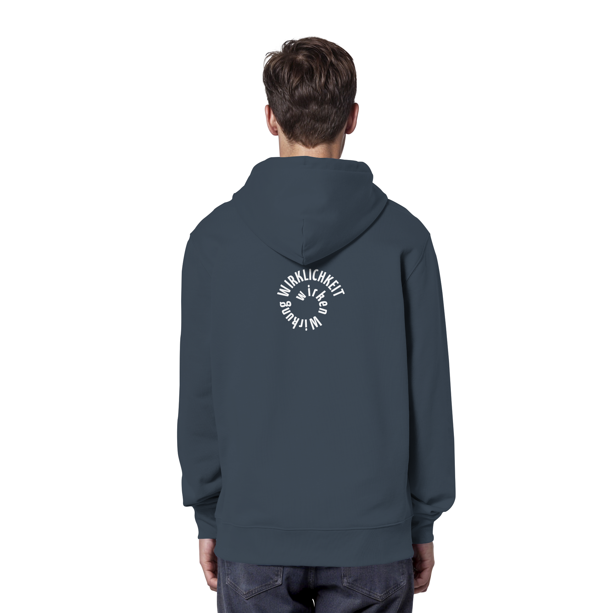 WHITE BACK - Organic Hoodie