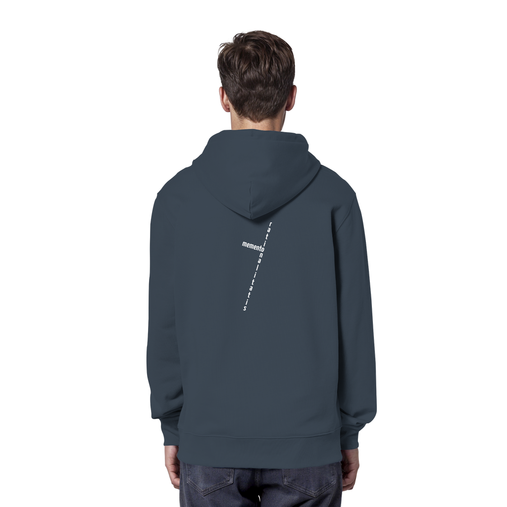 WHITE BACK (K2) - Organic Hoodie