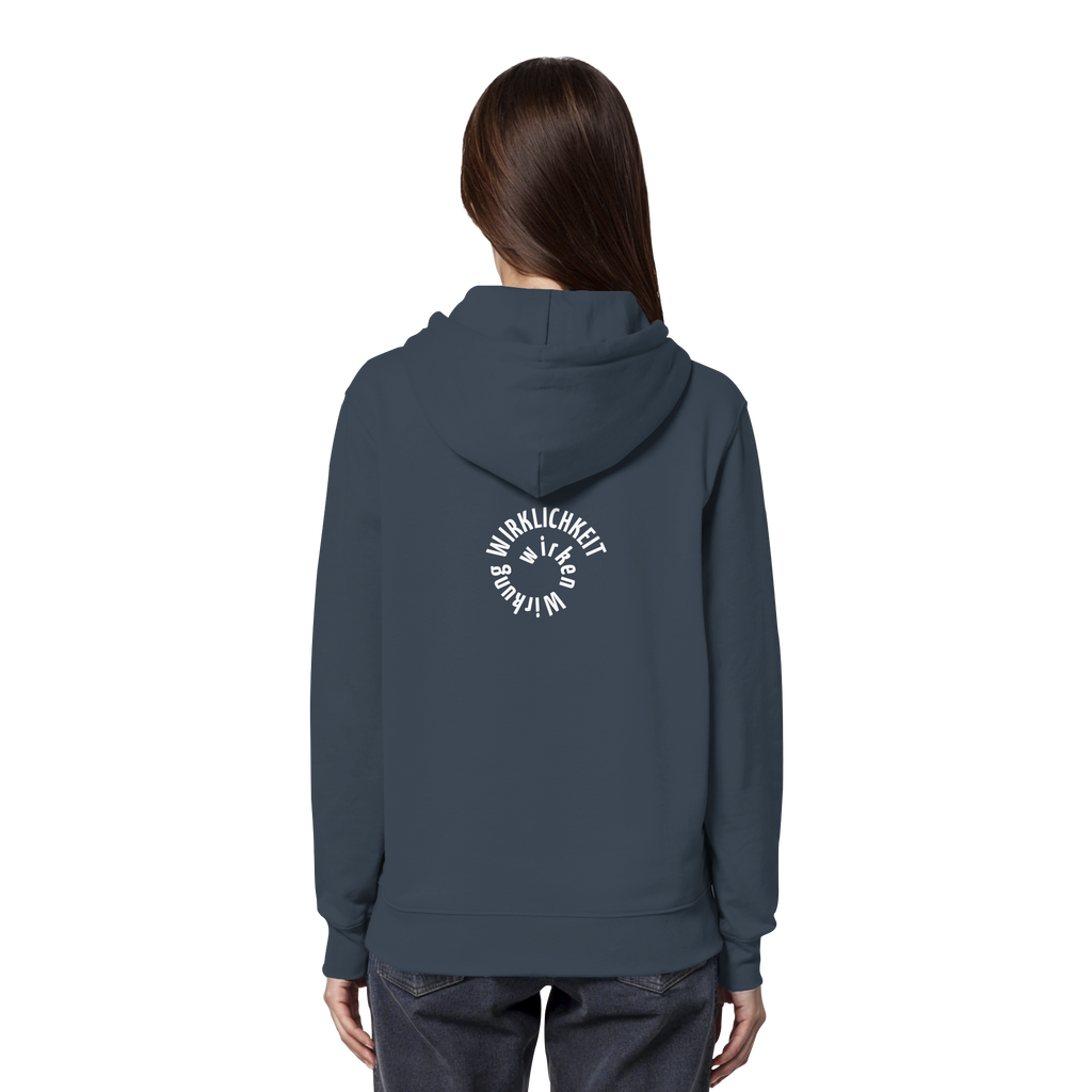 WHITE BACK - Organic Hoodie