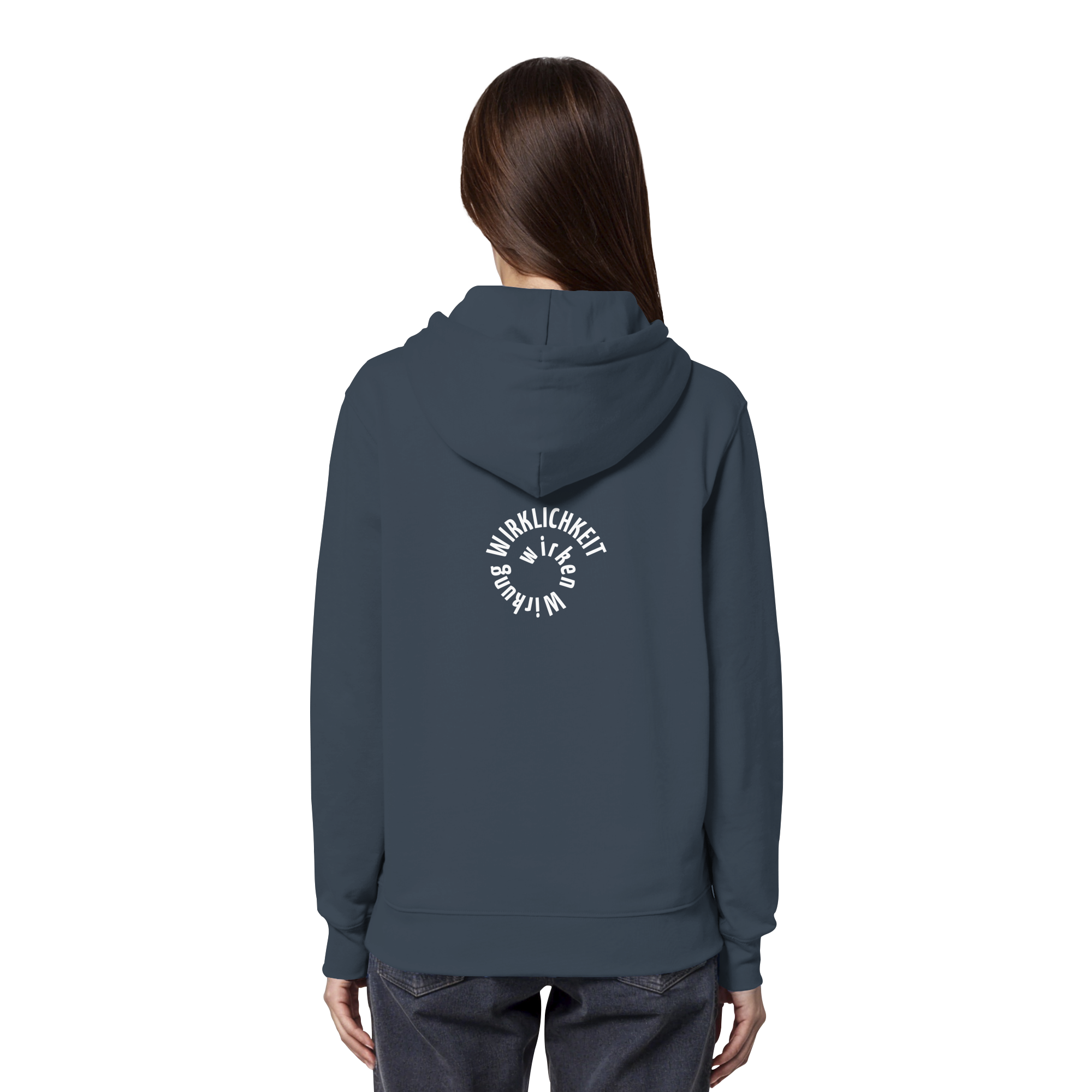 WHITE BACK - Organic Hoodie