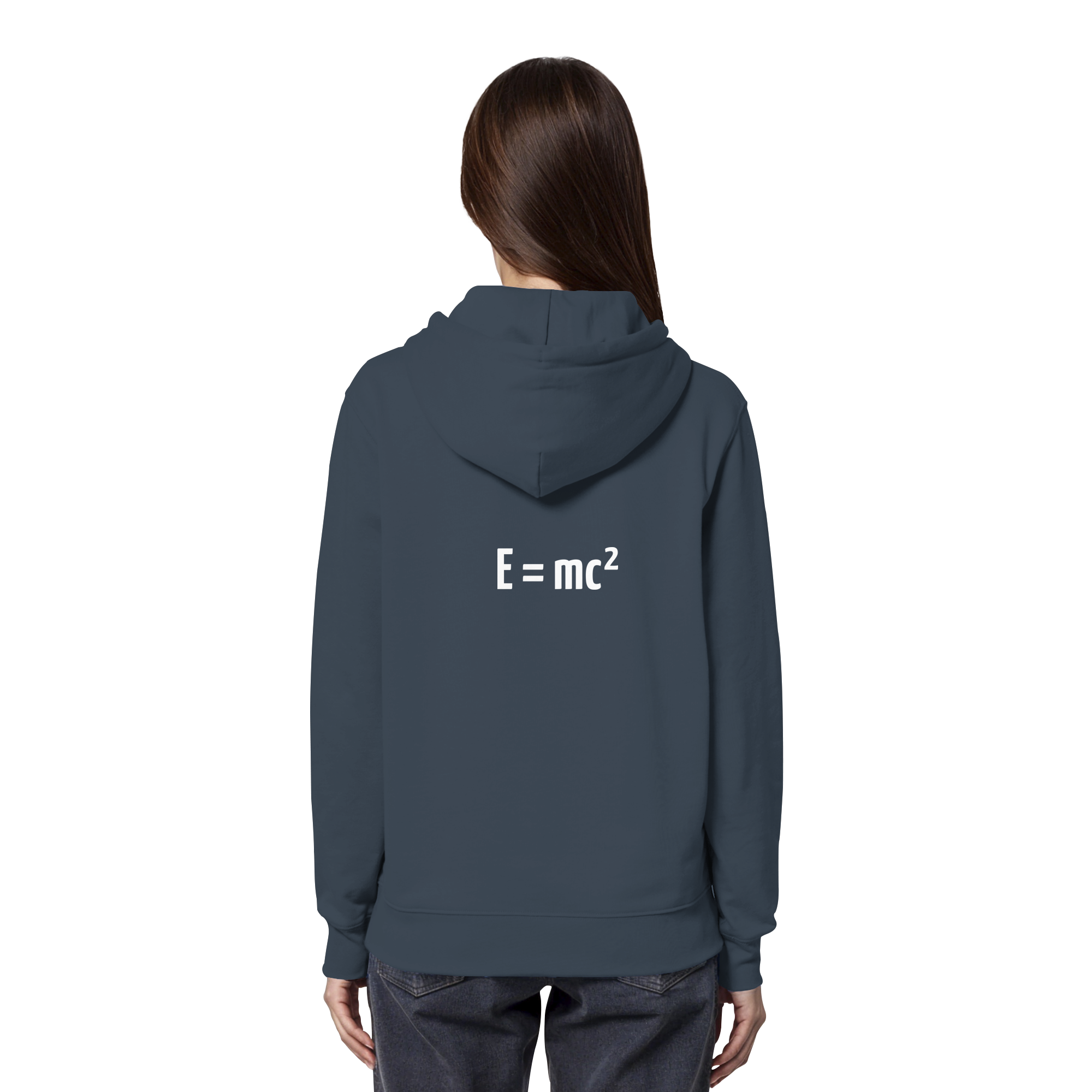 WHITE BACK (K3) - Organic Hoodie