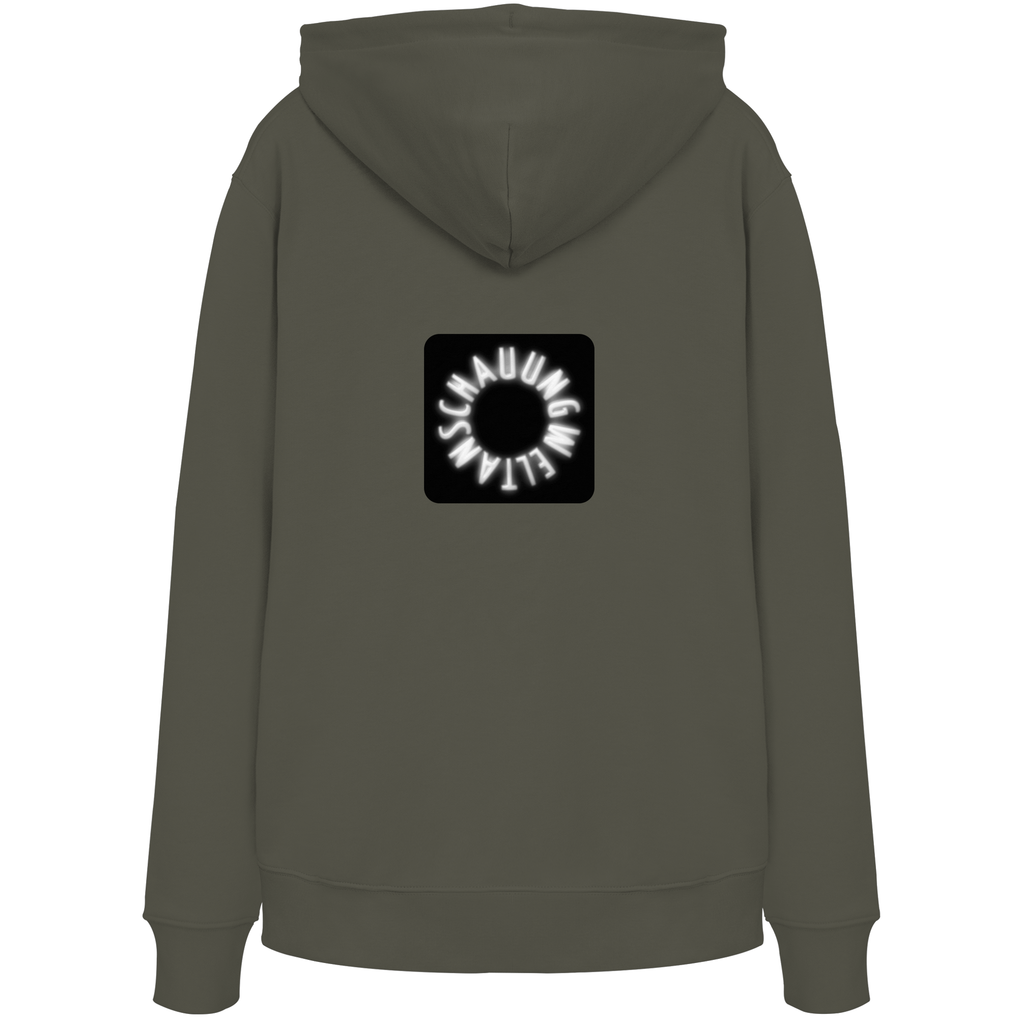 WHITE BACK (K5) - Organic Hoodie